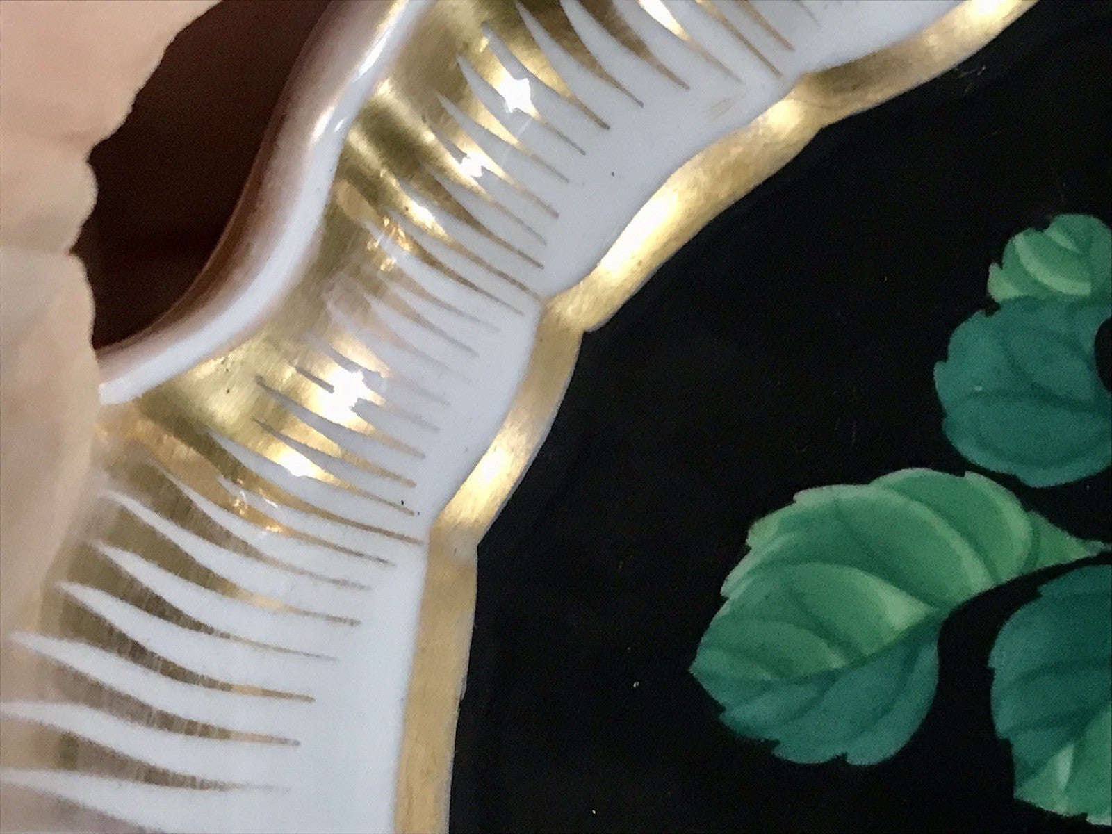 Antik Moabit Friedrich A. Schumann Porzellan Schale Zierschale ~1840 Biedermeier