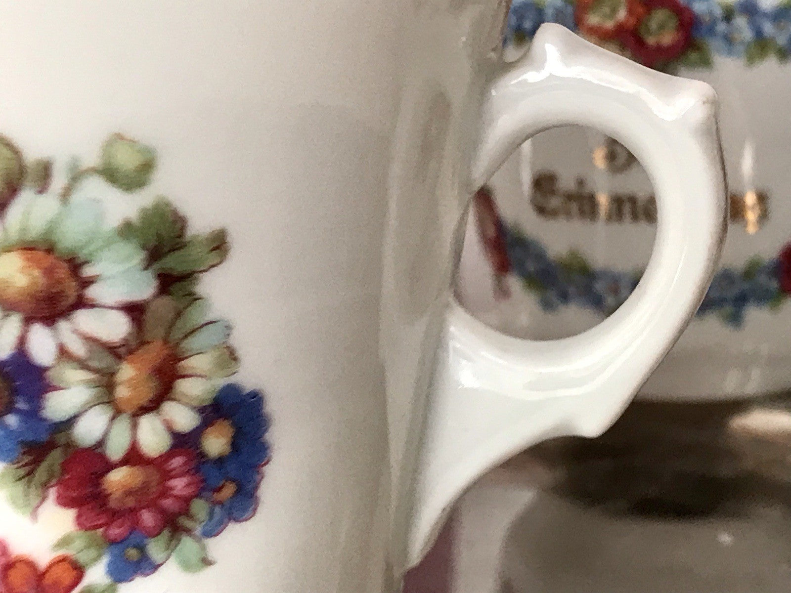 Antik Art Déco Porzellan 5x Kaffeetasse Tasse Reinecke Zur Erinnerung