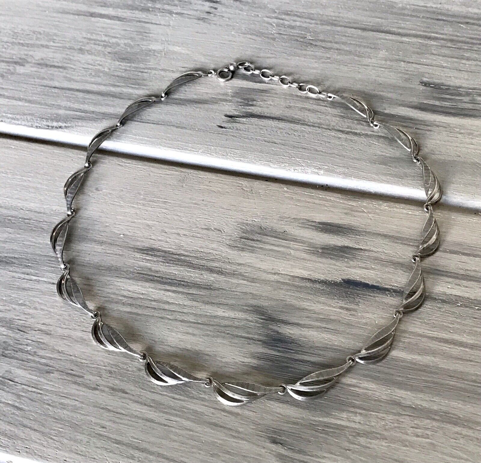 Alt Vintage Edel 800 Silber Collier Halskette