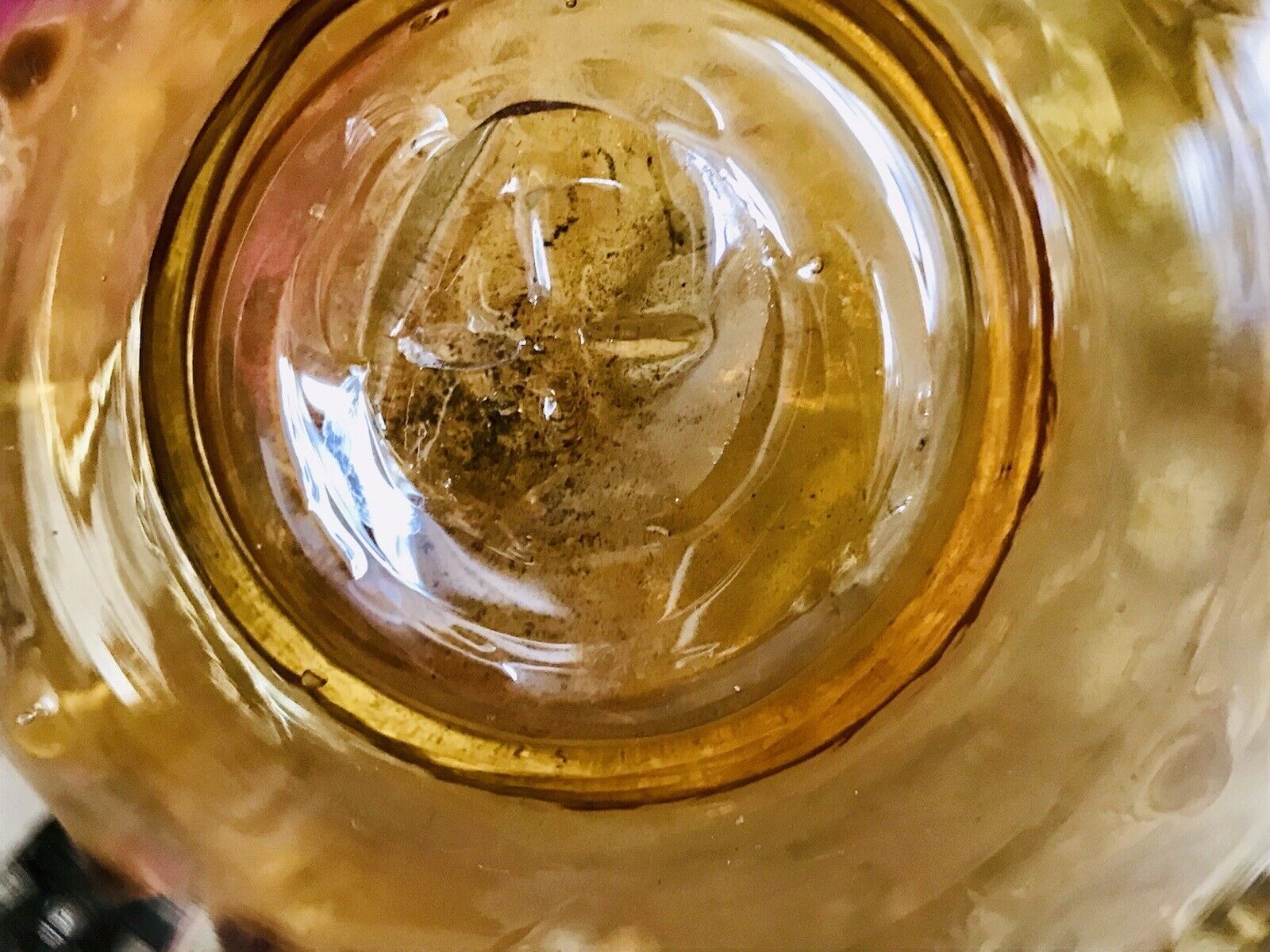 Murano Barovier Tosso ? 60er Karaffe Kanne Vase Glas Gelb Noppen Dubben Abriss