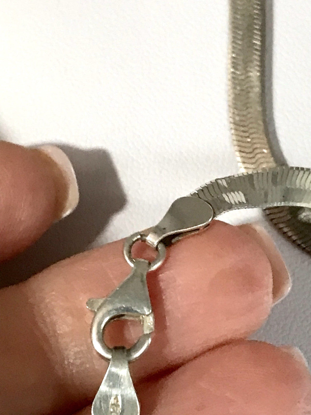 Vintage Modern 925 Silber Schmuck Set Collier Halskette & Armband Zeitlos