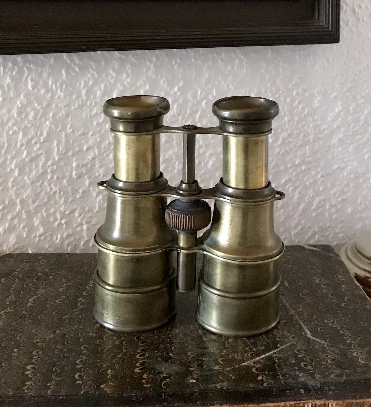 Antik Fernglas Opernglas Messing