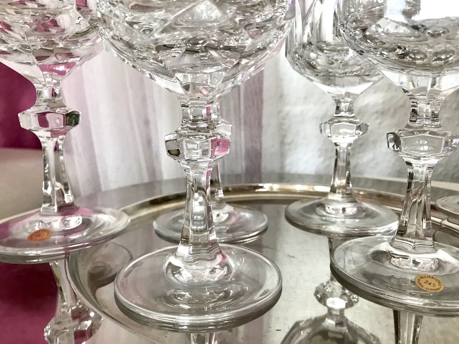Vintage SEHR EDEL 6 Weingläser Gläser  Kristallglas Nachtmann Alexandra