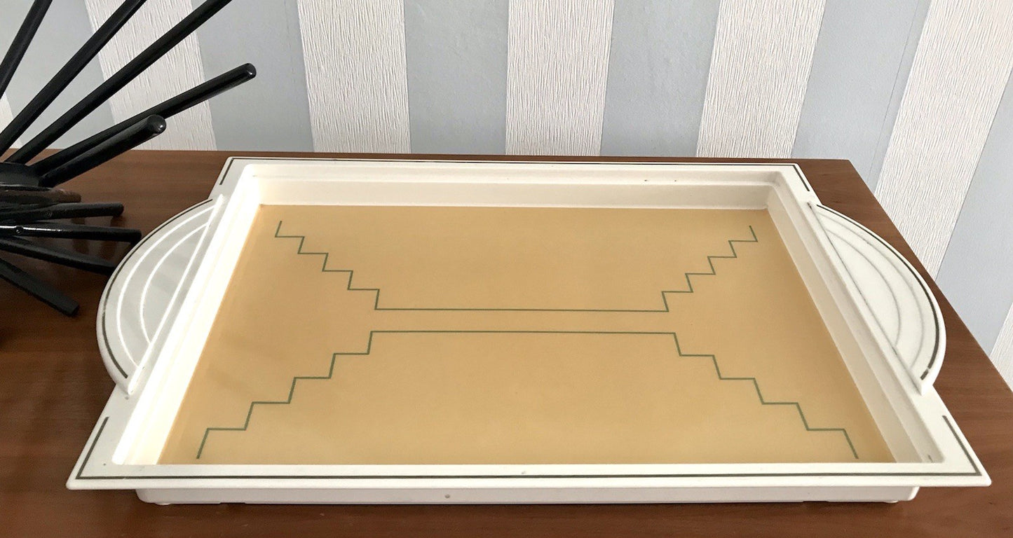 Vintage Designer Tablett Serviertablett 80’s Jahre WMF Jo Laubner Design