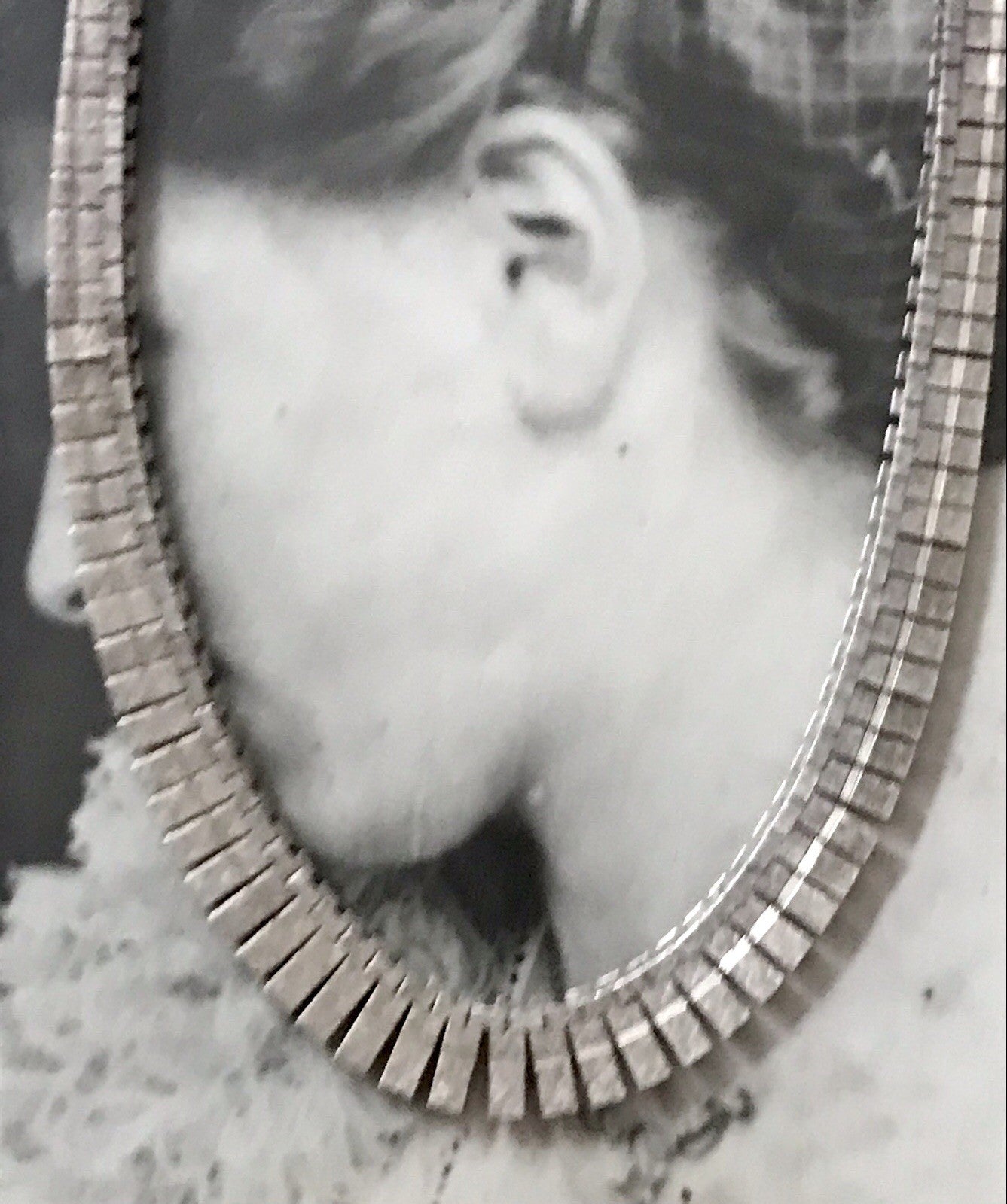 Alt Vintage Edel 925 Silber Collier Halskette Design