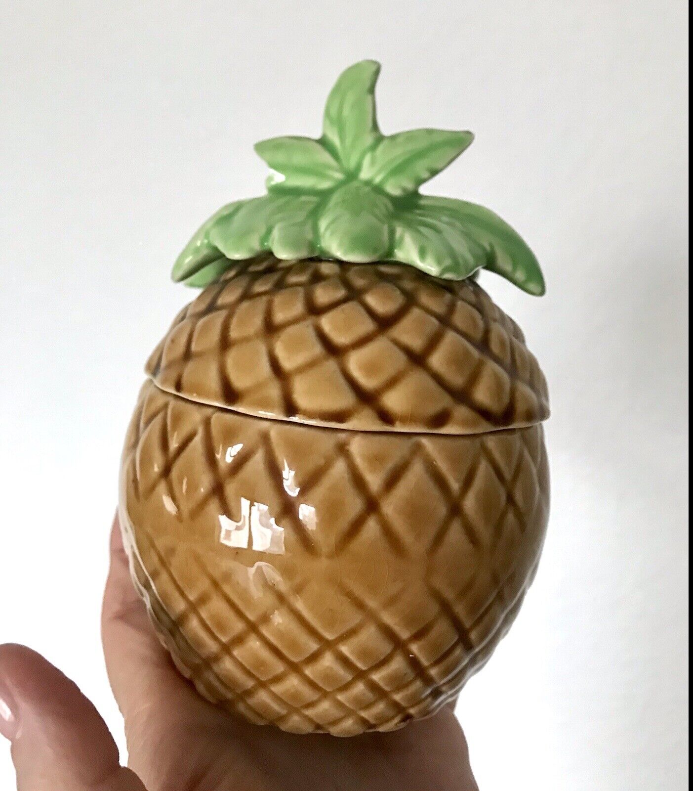 Antik Ananas Keramik Konfitürendose Deckeldose Dose Aufbewahrung Schön! gemarkt