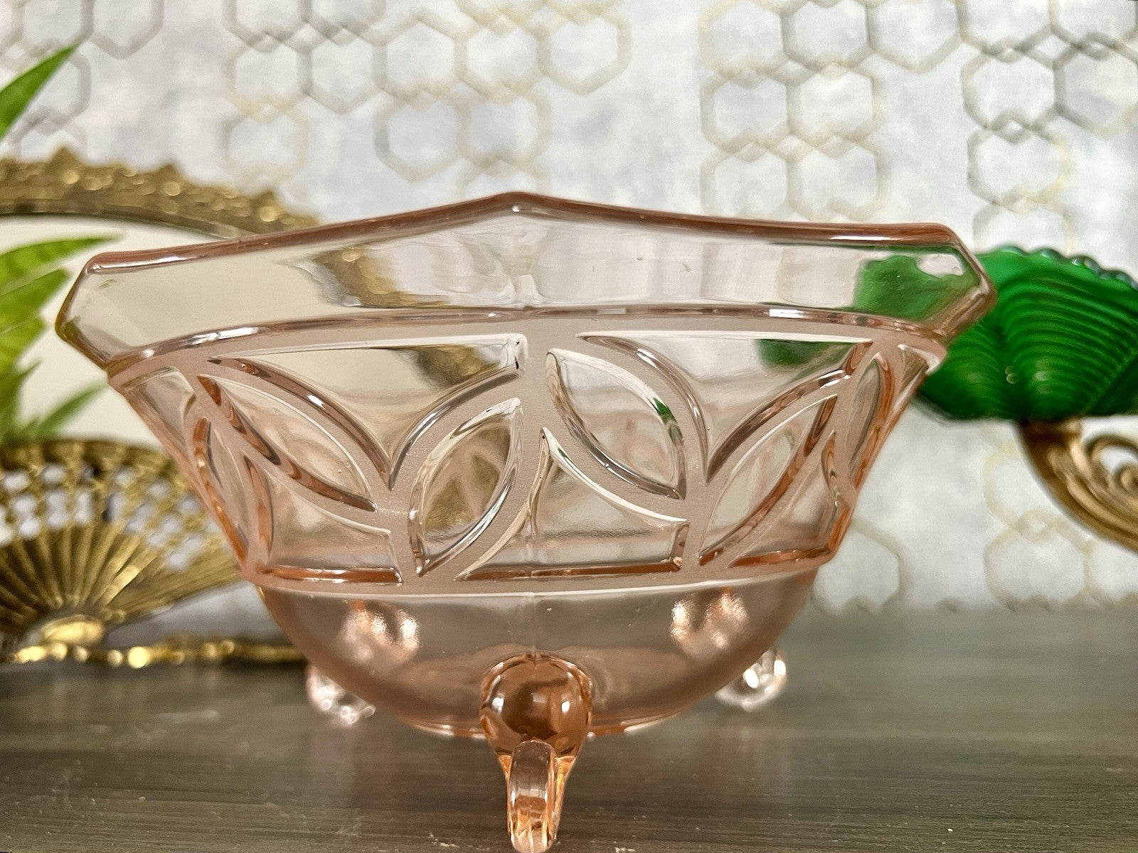 Antik Rosa Schwepnitz Maria Art Déco Schale Pressglas Glasschale So Schön!
