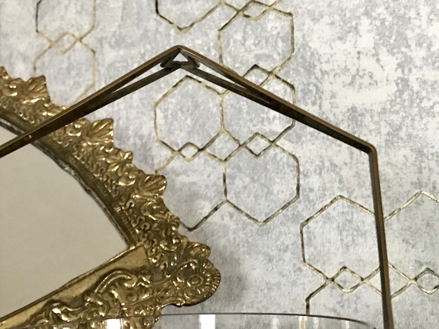 Antik Jugendstil Art  Déco Messing Montur Rosen Schale Bonboniere Glaseinsatz