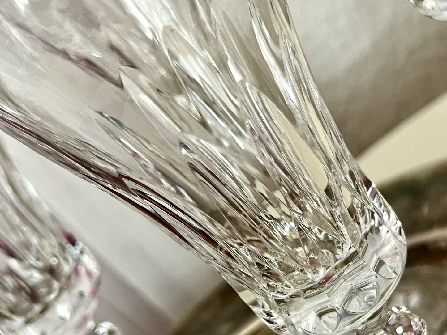 Vintage Edel 6 EDEL Champagner Sektflöten Sektgläser Glas Kristallglas