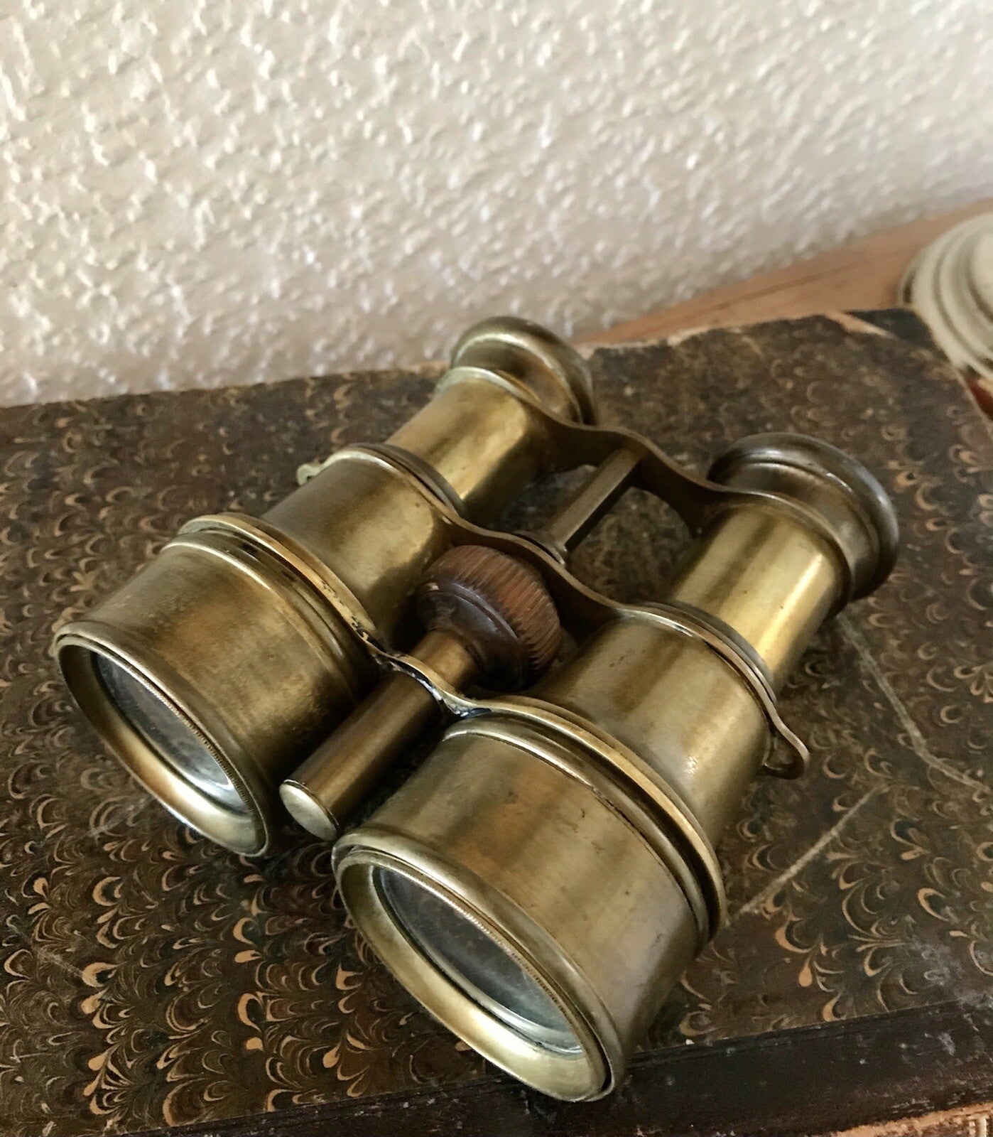 Antik Fernglas Opernglas Messing