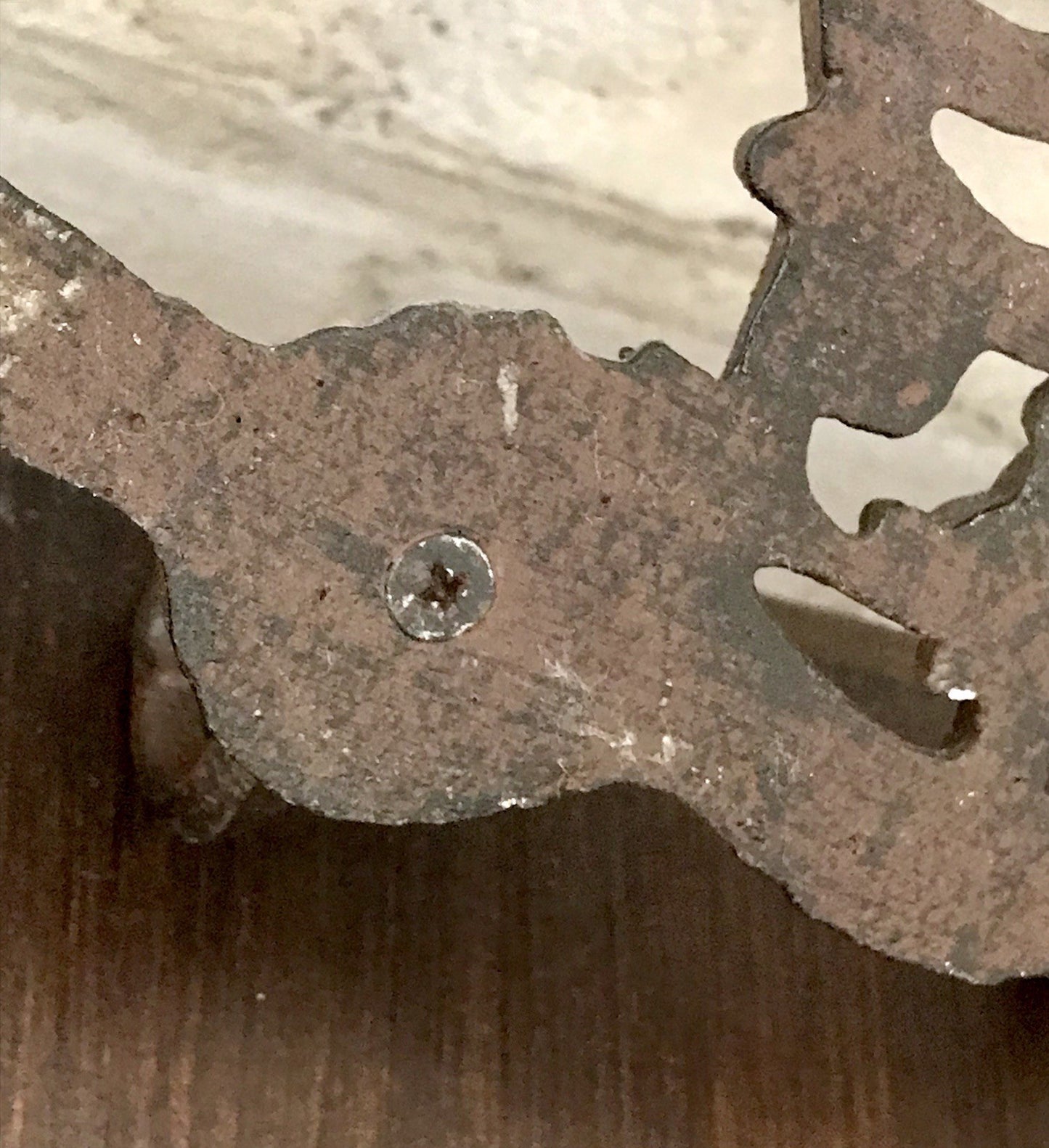 Nostalgie Landhaus Antiklook antikisiert Handtuchhalter Eisenguss  Gusseisen