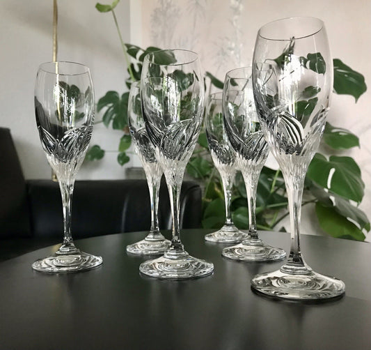 EDEL 6 Cherrygläser Gläser  Kristallglas Nachtmann Yvonne Bleikristall