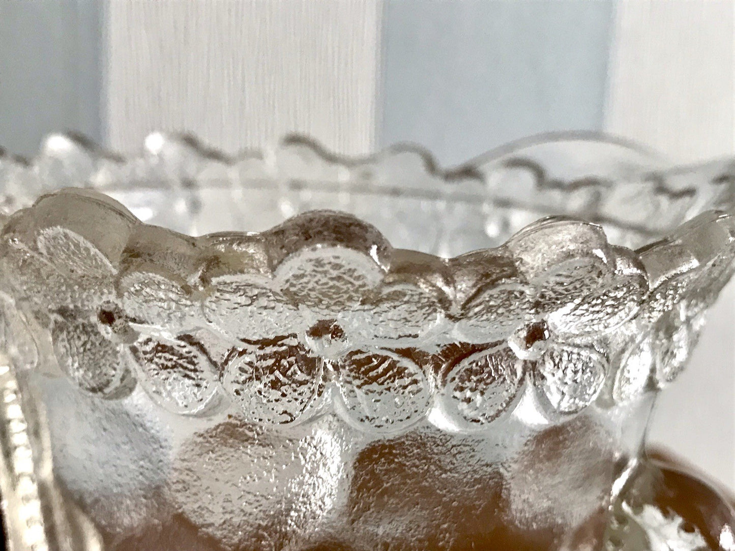 Antik Pressglas Sahnegießer Milchkännchen Kännchen Glas selten ungewöhnlich WOW