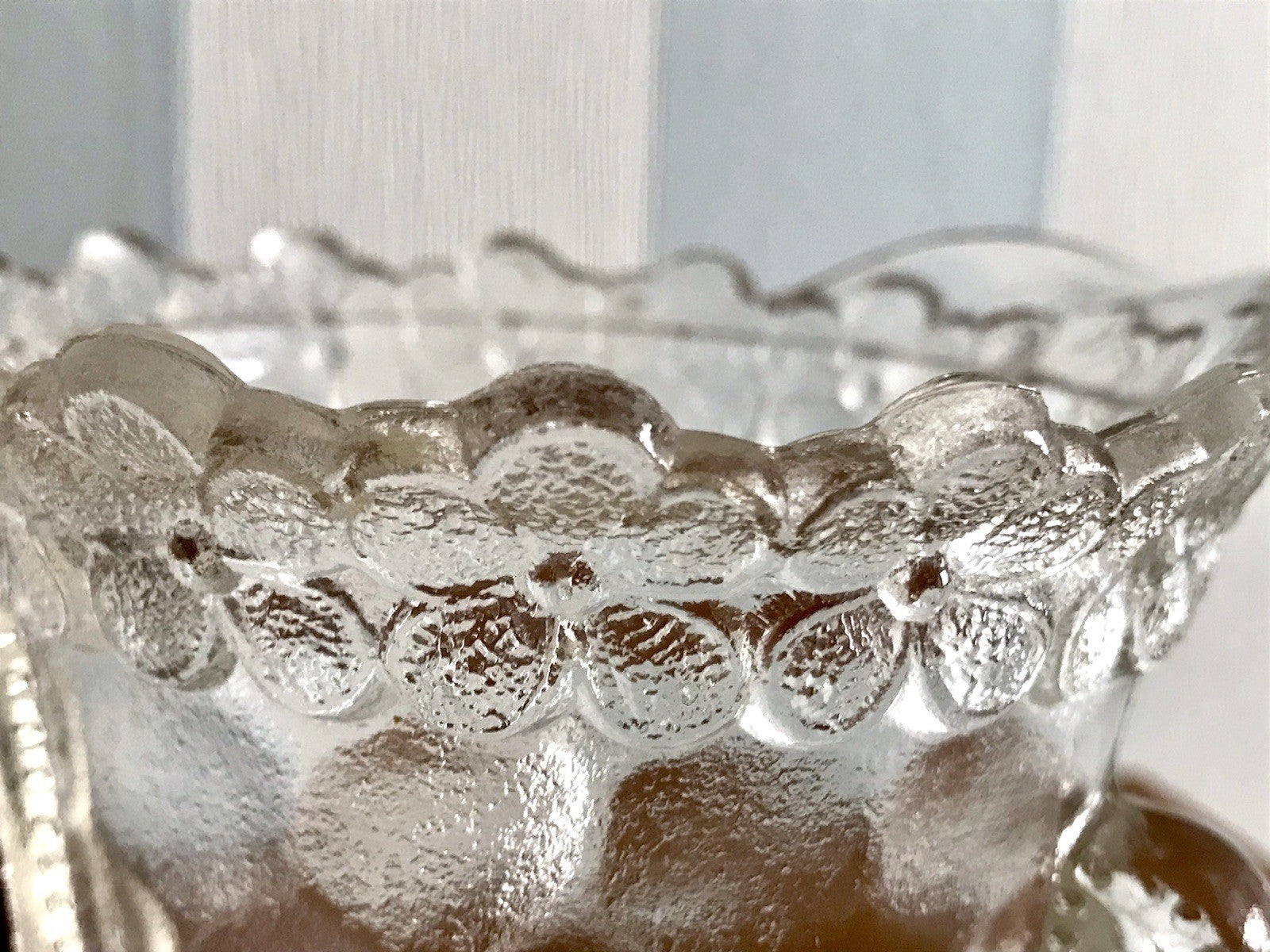 Antik Pressglas Sahnegießer Milchkännchen Kännchen Glas selten ungewöhnlich WOW