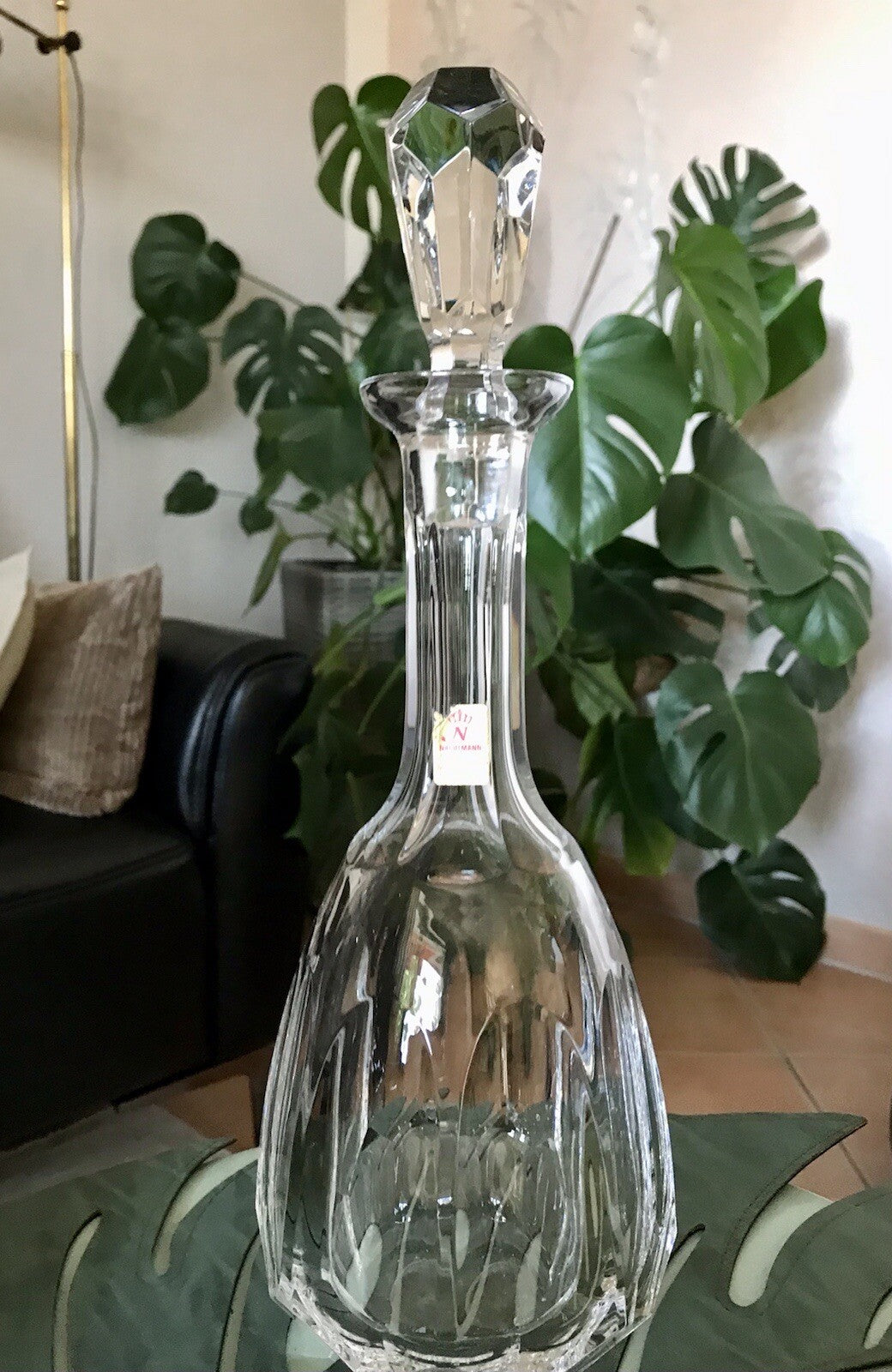 Vintage Nachtmann Antika Kristallglas Bleikristall Karaffe Dekanter EDEL