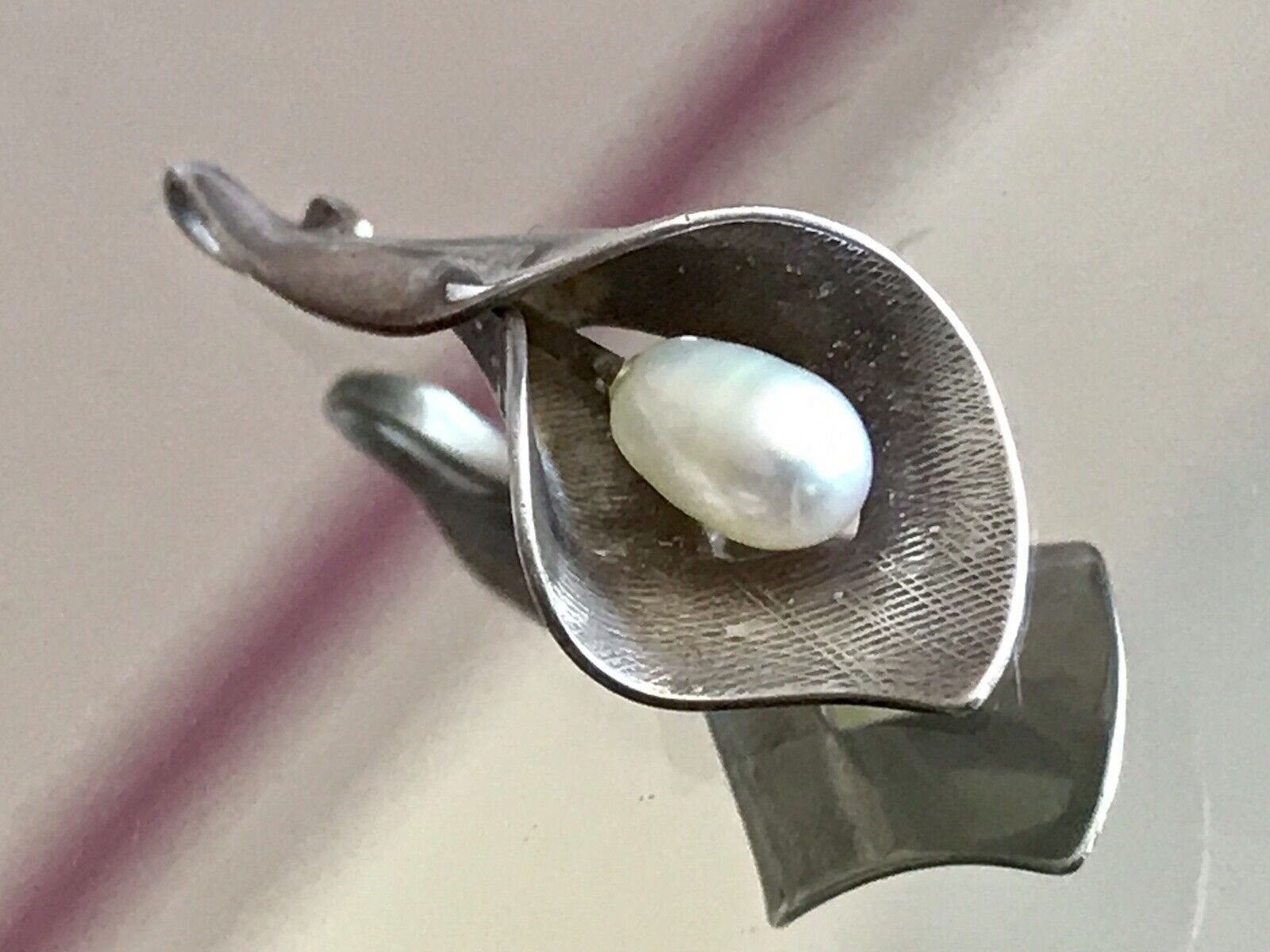 Antik Jugendstil Anhänger Kettenanhänger Silber Perle SO SCHÖN!