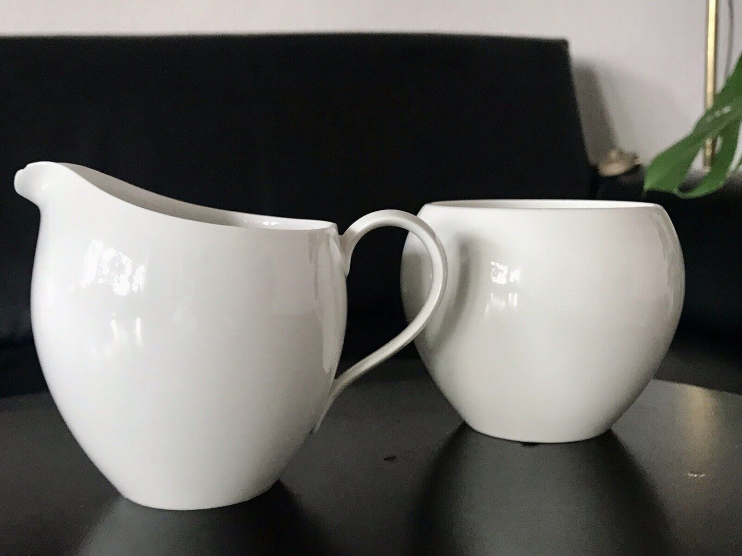 KPM Bauhaus Design Trude Petri Urbino Porzellan Edel 1946-59 Kännchen Zuckertopf