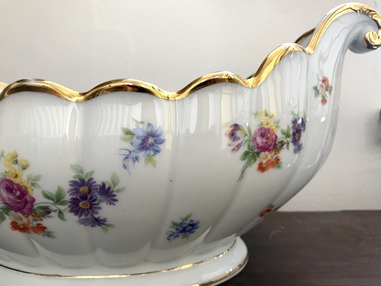 Antik Art Déco Edel Porzellan Zierschale Schale Jardiniere  Prunkschale Thomas