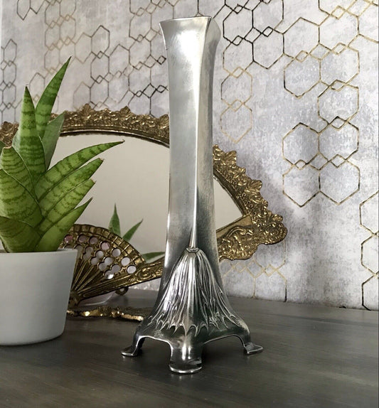 Antik Edel Jugendstil Argentor Wien Kerzenleuchter ? Vase? versilbert