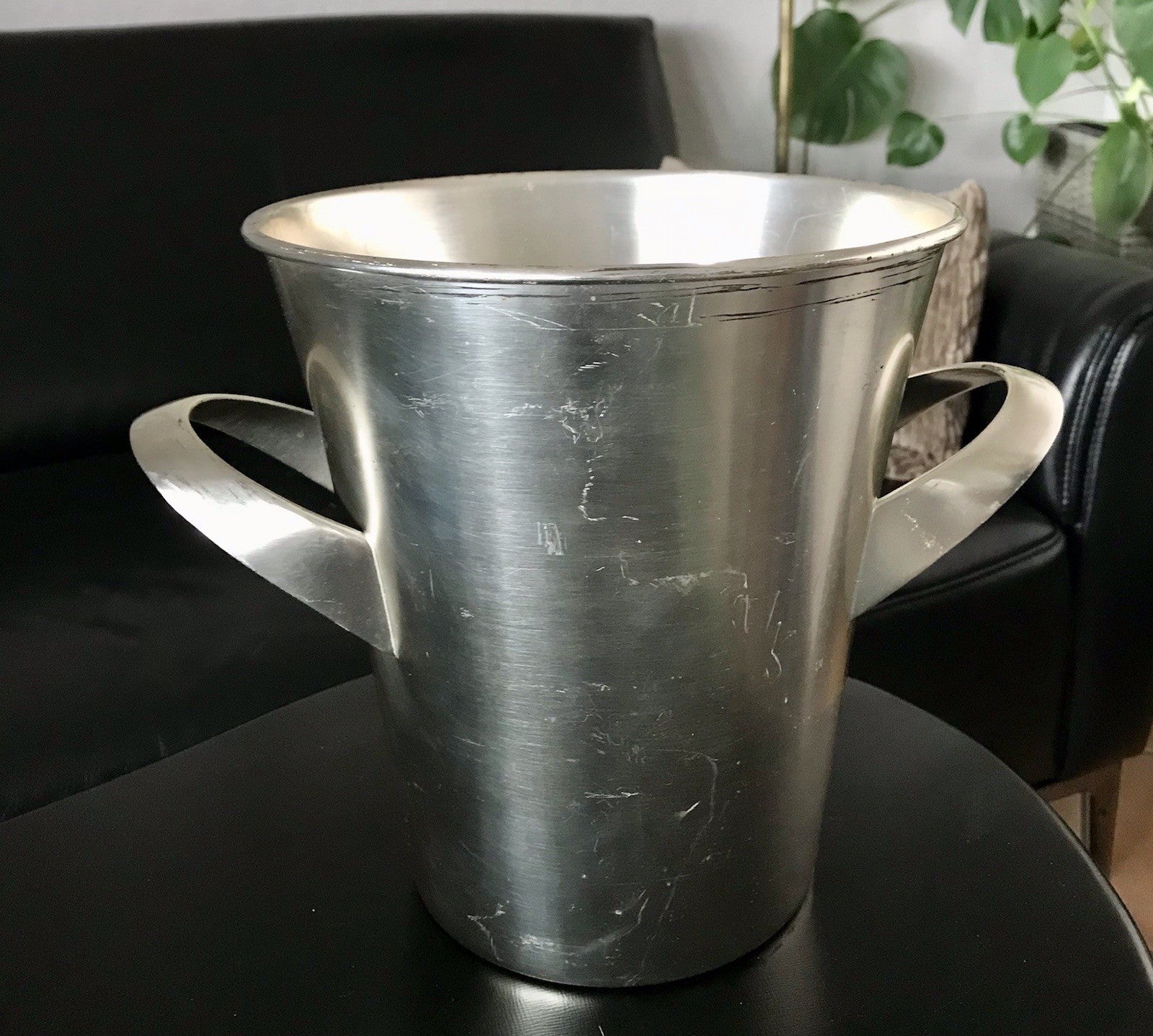 Vintage alt WMF Sekteimer Weinkühler Eiseimer versilbert Wagenfeld Ära