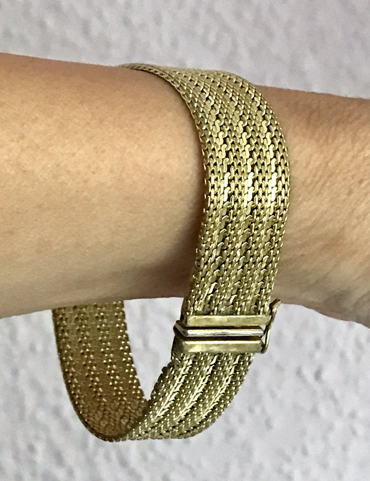 Vintage Teppicharmband Armband vergoldet Amerik. Doublè