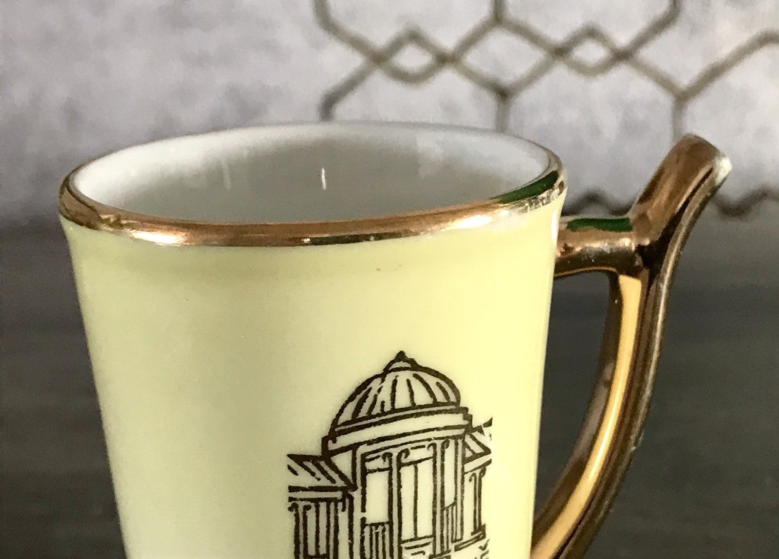 Antik Porzellan Andenken Becher Kurbecher Tasse Marianske Lazne