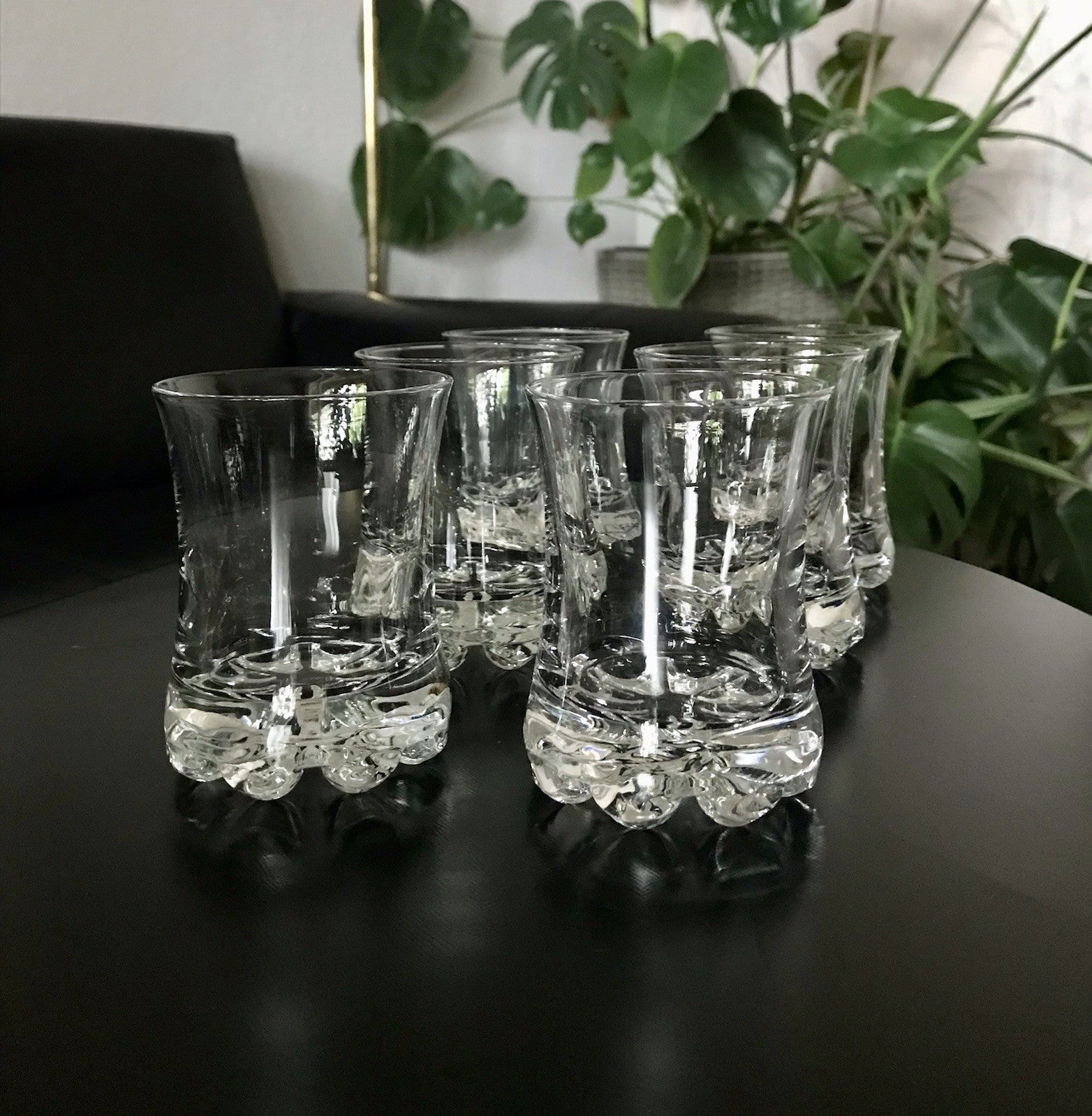 Vintage 6 Luigi Bormioli Light&Music Wasser Whisky? Gläser Kristallglas Glas