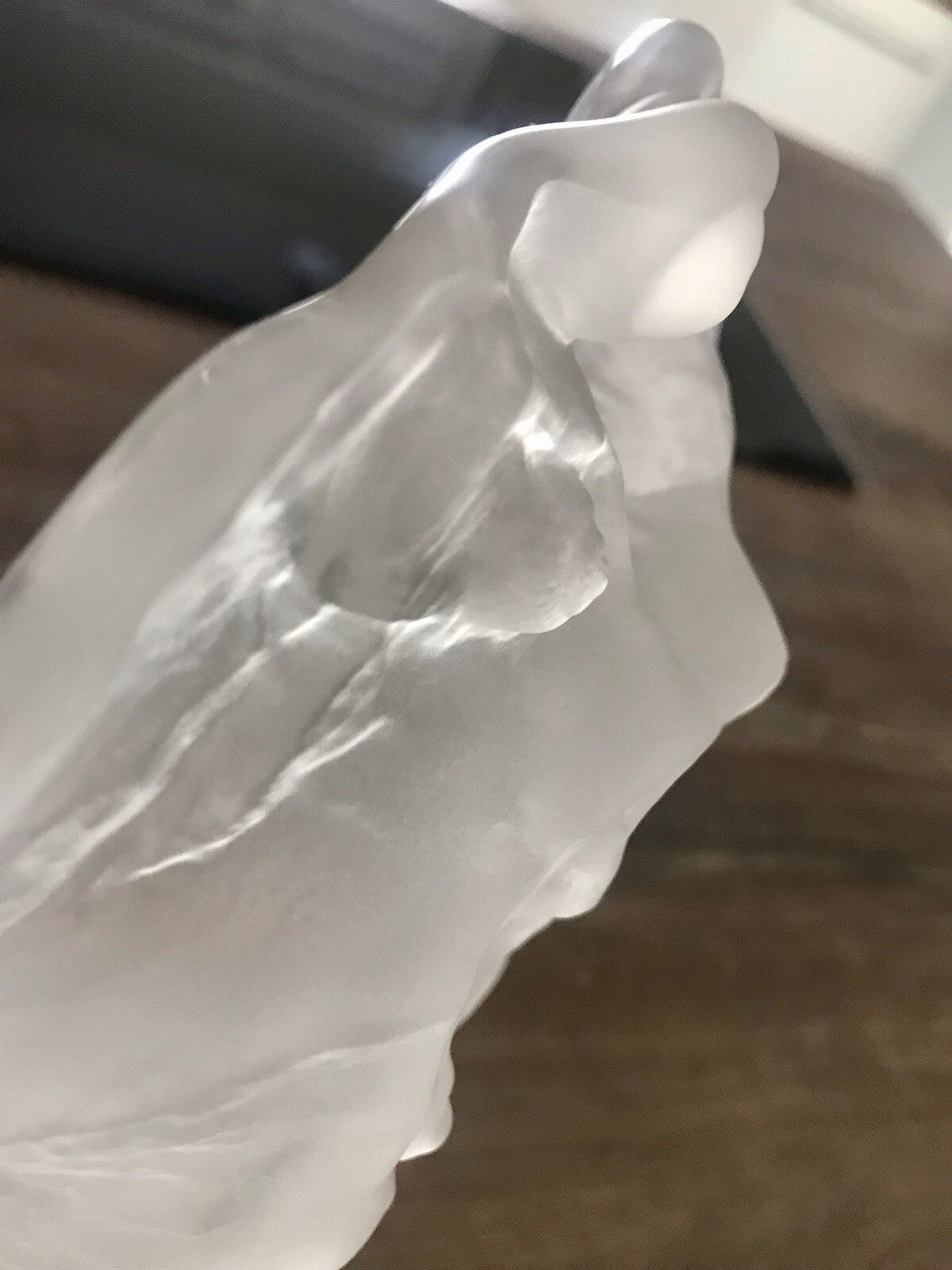 Edel 70‘s Vintage Designer Glas Schale Kristallglas Jolanda Prinsen Walther Glas