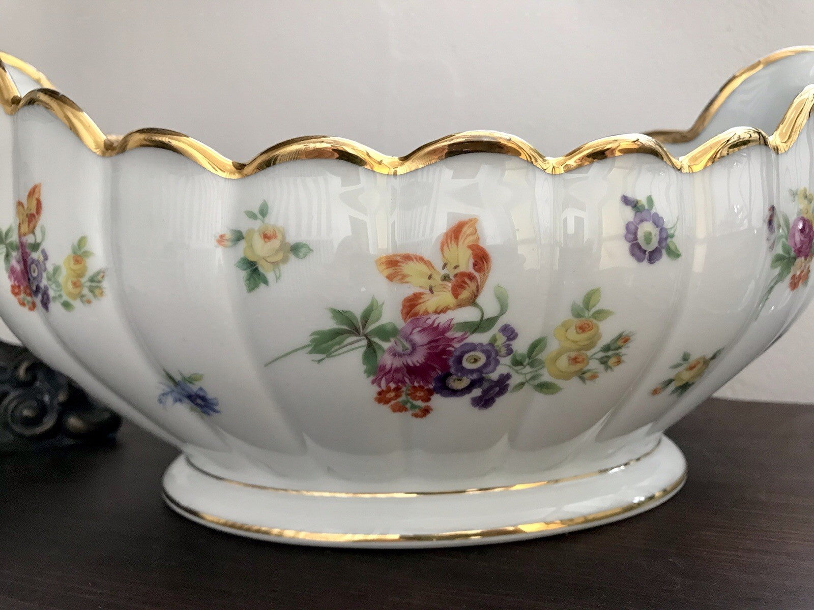 Antik Art Déco Edel Porzellan Zierschale Schale Jardiniere  Prunkschale Thomas