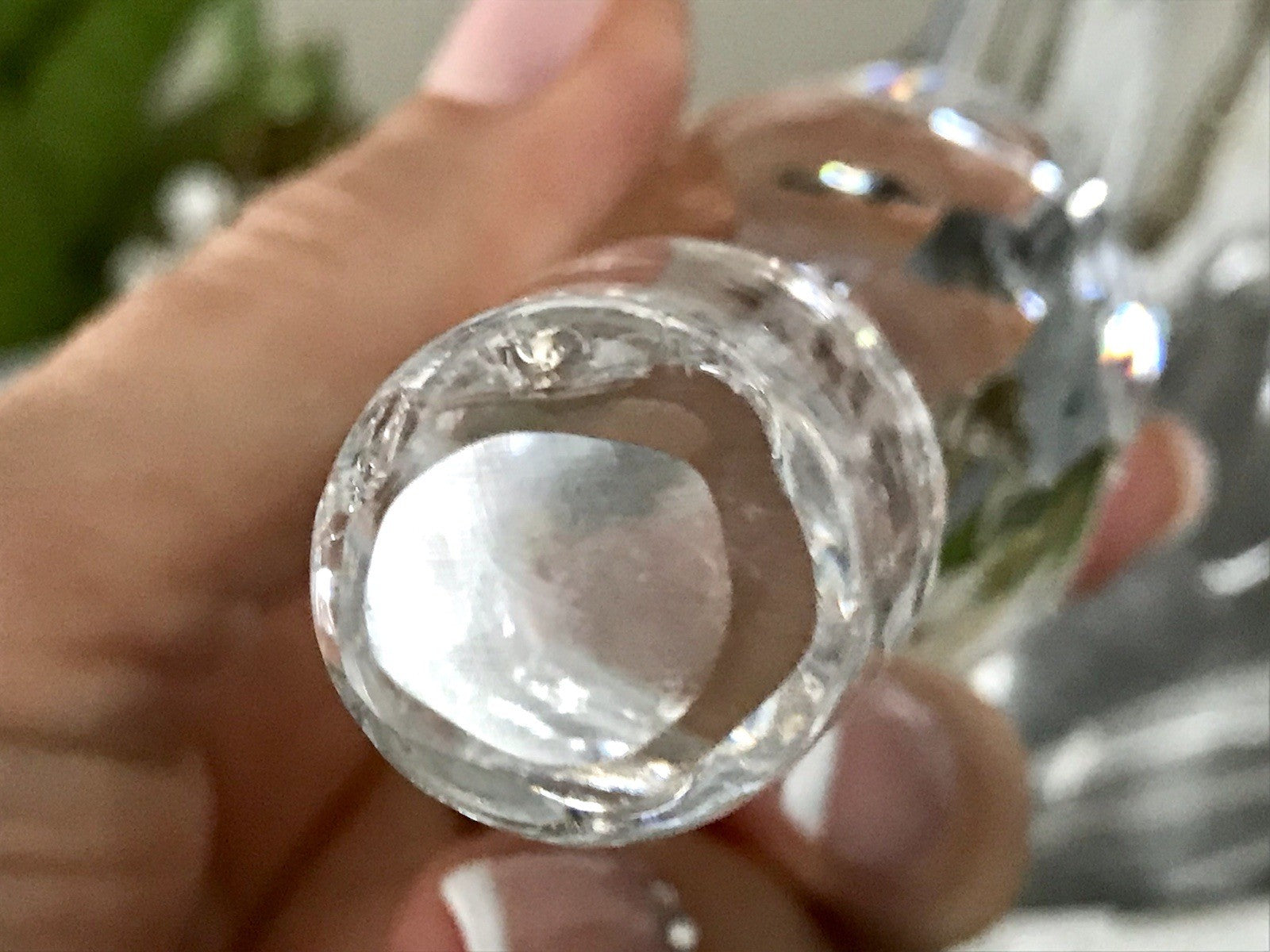 Antik ? Art Déco Kristallglas Bleikristall Design Karaffe EDEL ovoid