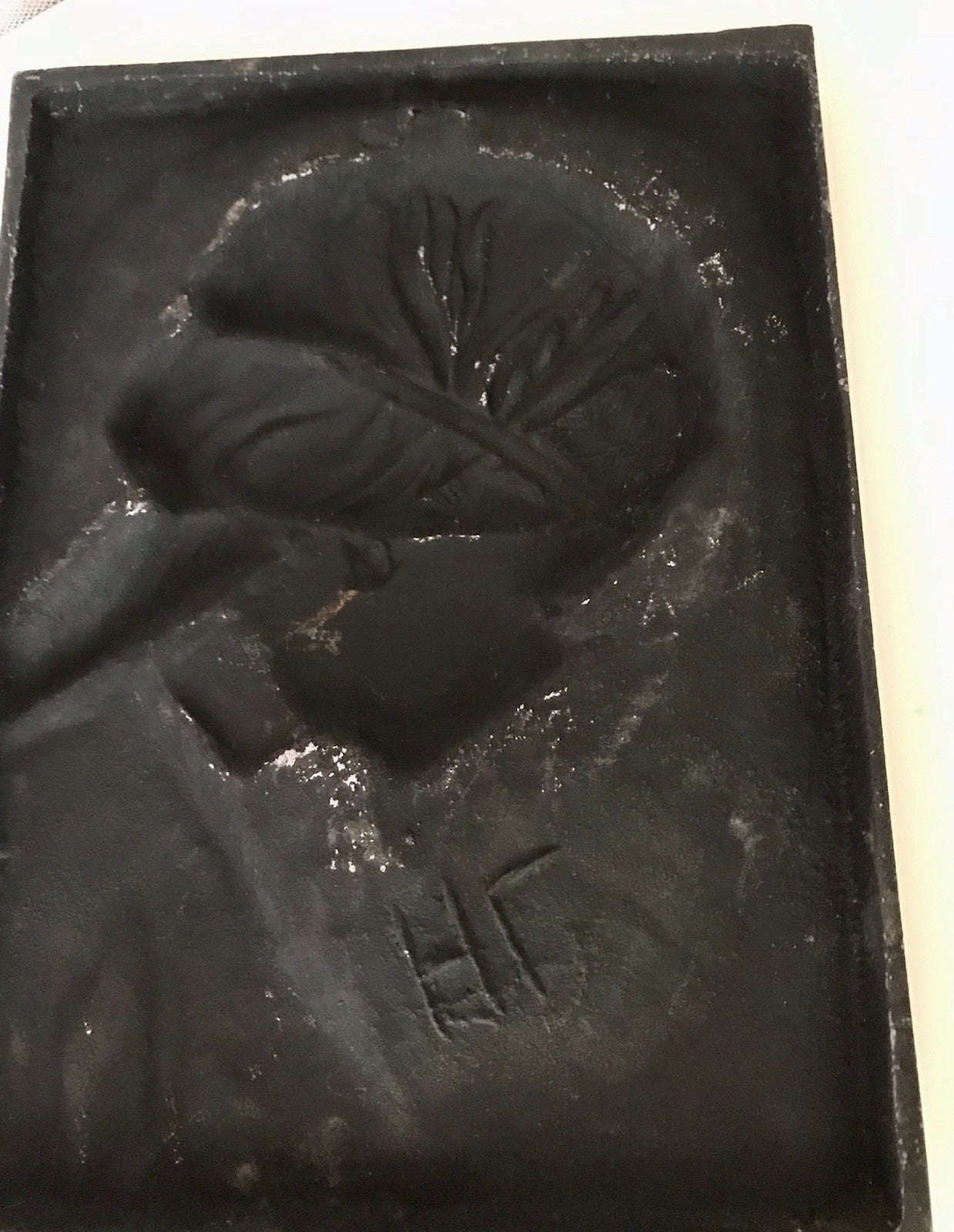 Alt antik? Eisenguss?  Aluguss? Wandrelief Bild Relief Jugendstil Frau