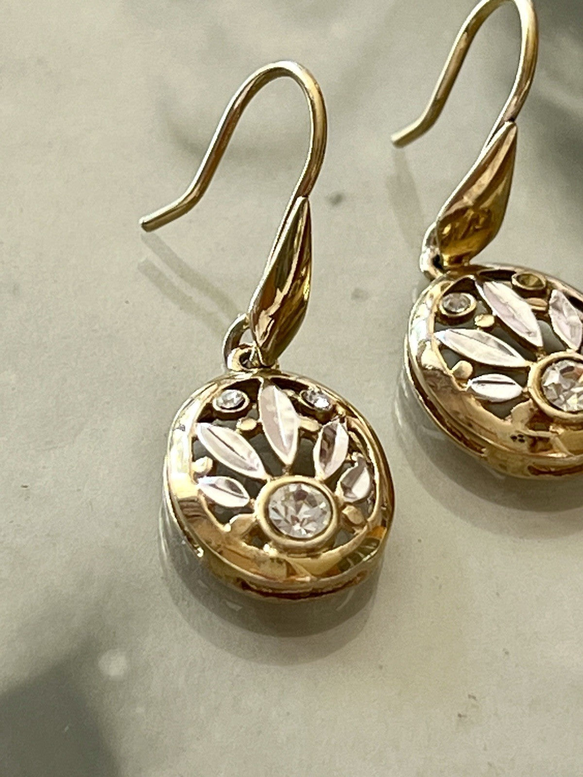 Ohrringe Ohrstecker DAMEN 925 Silber vergoldet gold Vintage Stil Edelsteine