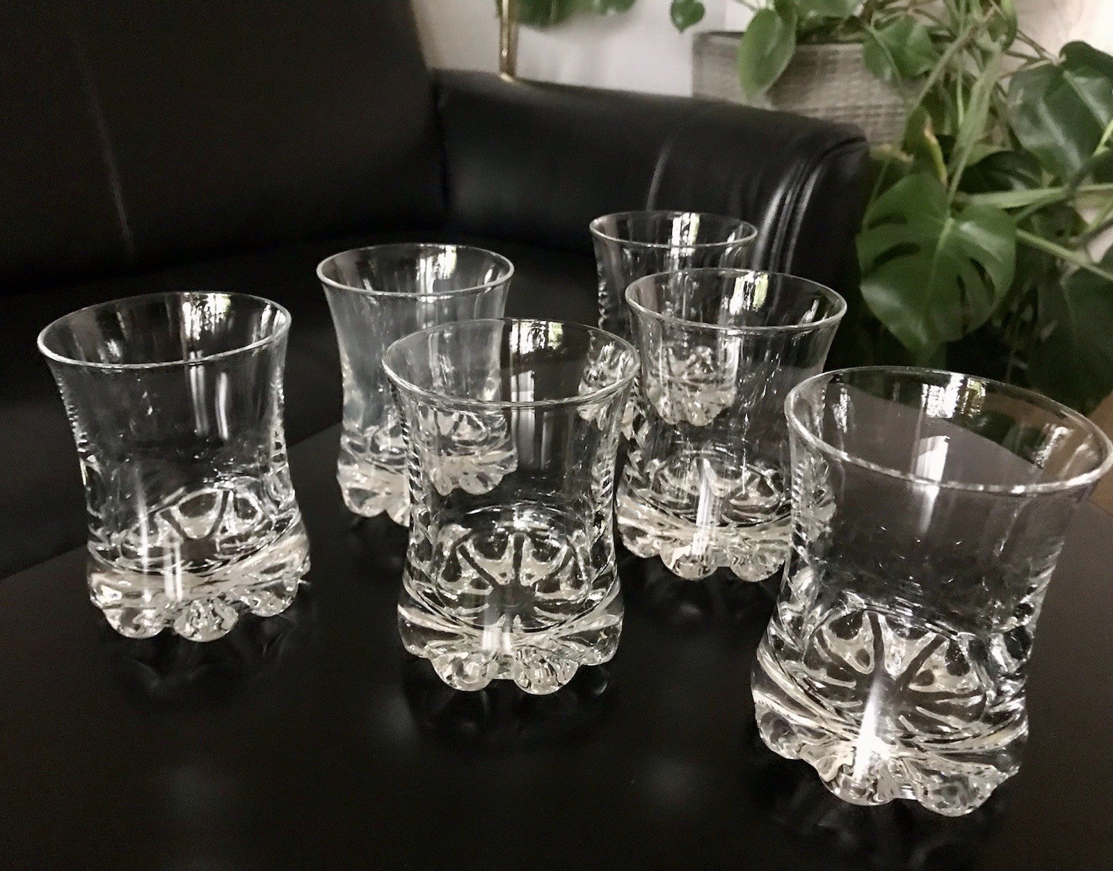 Vintage 6 Luigi Bormioli Light&Music Wasser Whisky? Gläser Kristallglas Glas