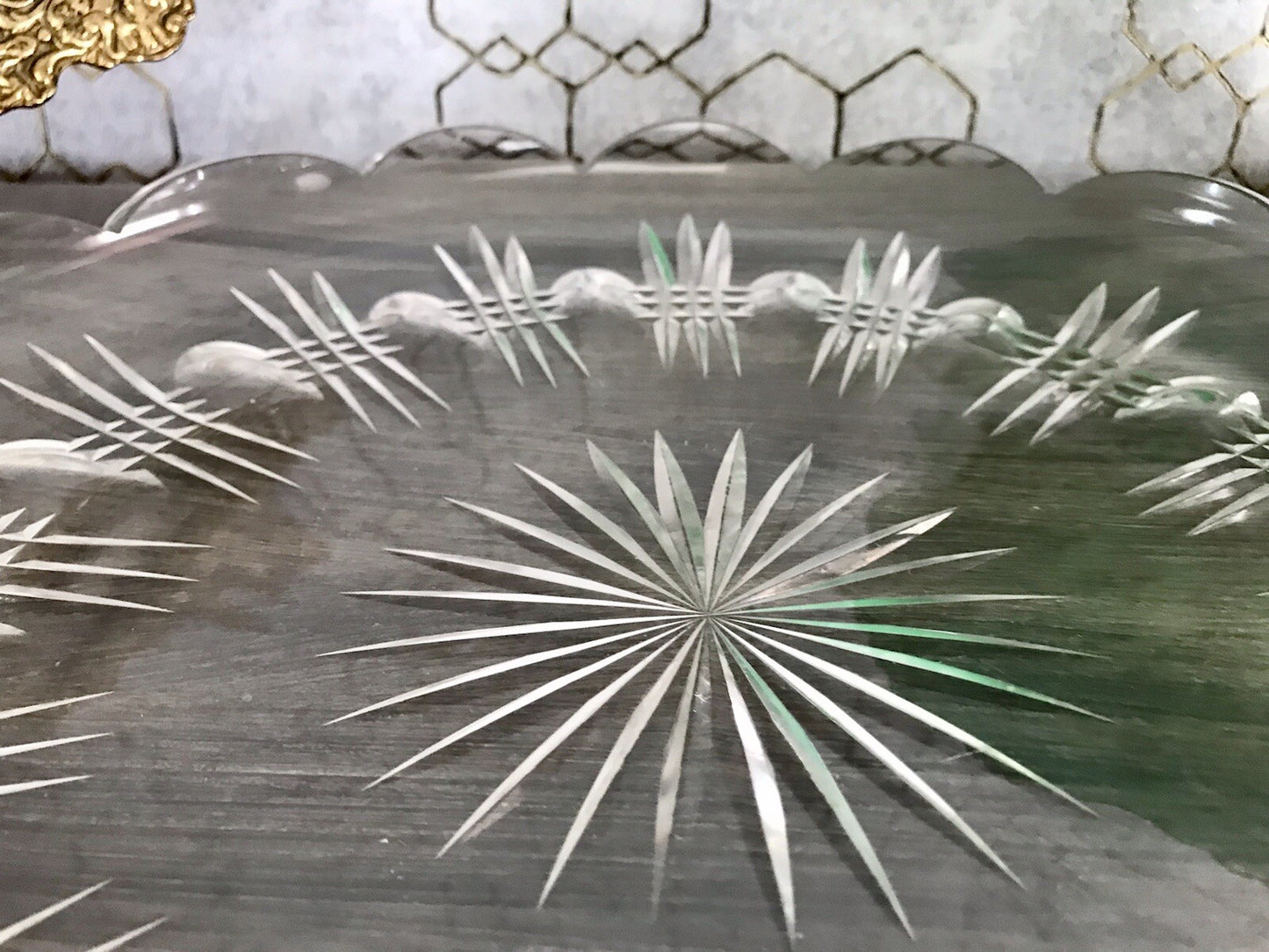 Antik Bleikristall Schale Glasschale Kristallglas Glas Schliff EDEL wundervoll!