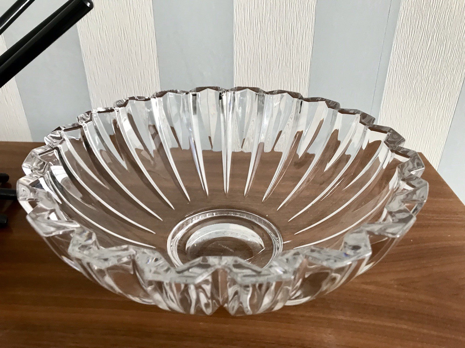 Villeroy&Boch Edel Vintage Designer Glas Schale signiert Kristallglas