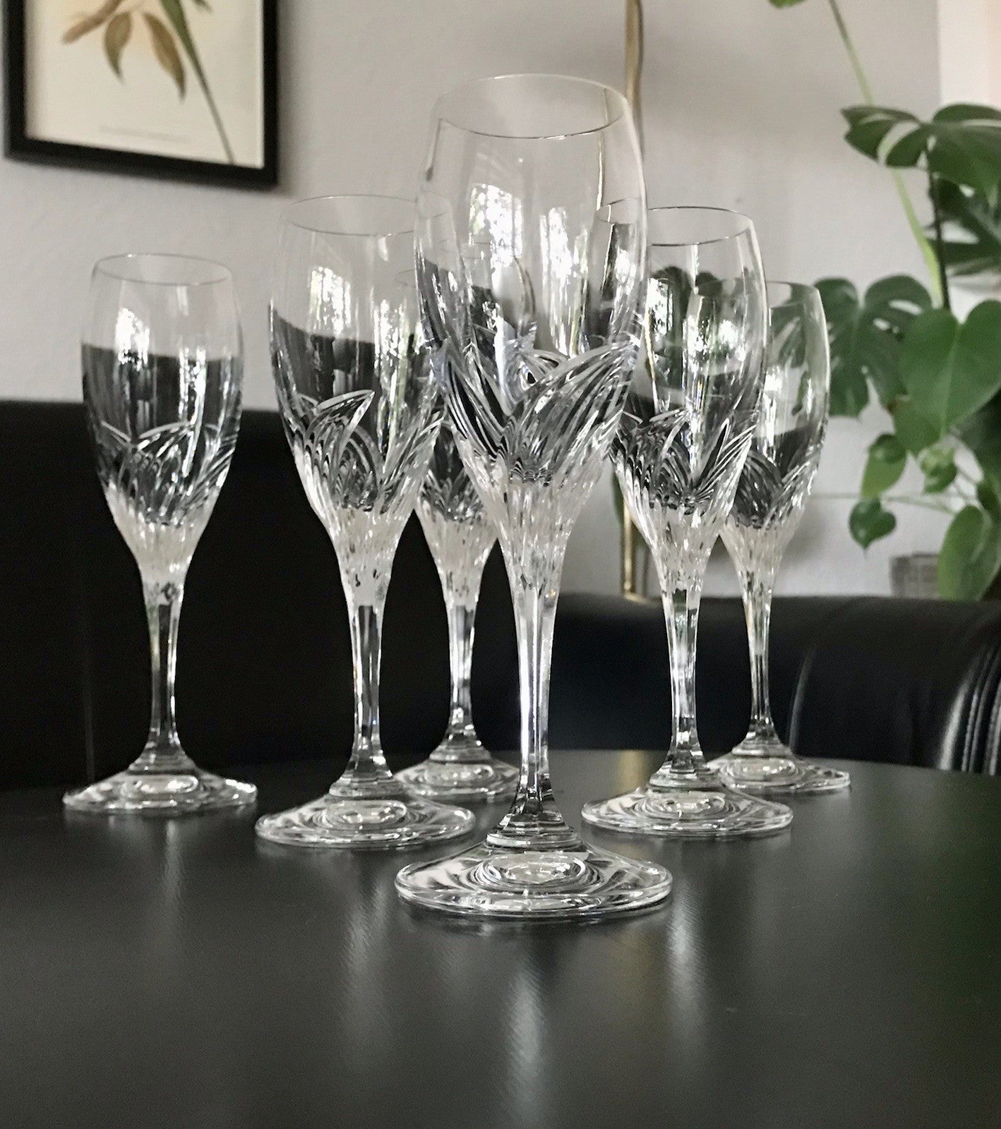 EDEL 6 Cherrygläser Gläser  Kristallglas Nachtmann Yvonne Bleikristall