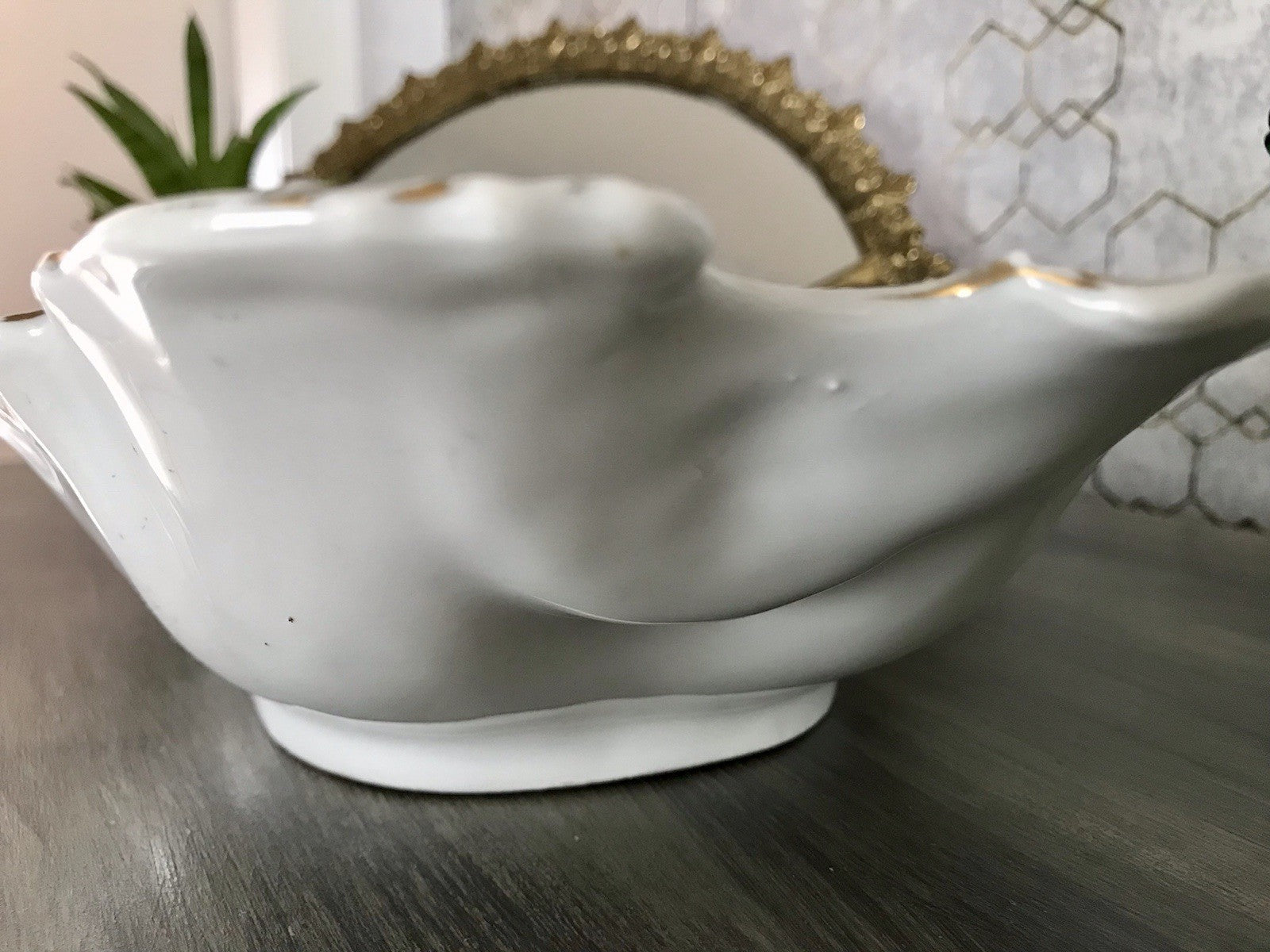 Antik Carl Tielsch Porzellan Schale Zierschale ~ 1870 Maria Leszczynska Porträt