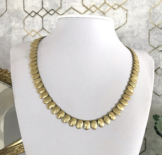 Vintage 60er Collier Halskette Amerik. Doublè gold SCHÖN