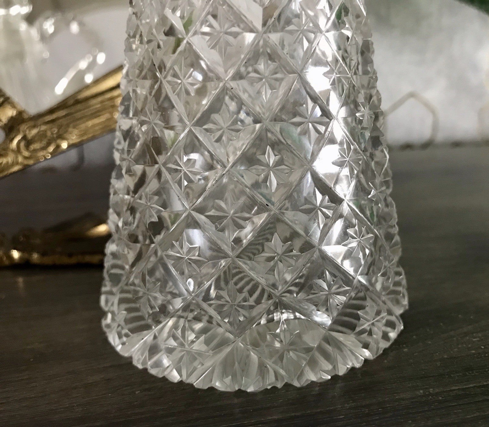 Antik Baccarat? Glaskaraffe Karaffe Kristallglas wundervoll Bleikristall Edel