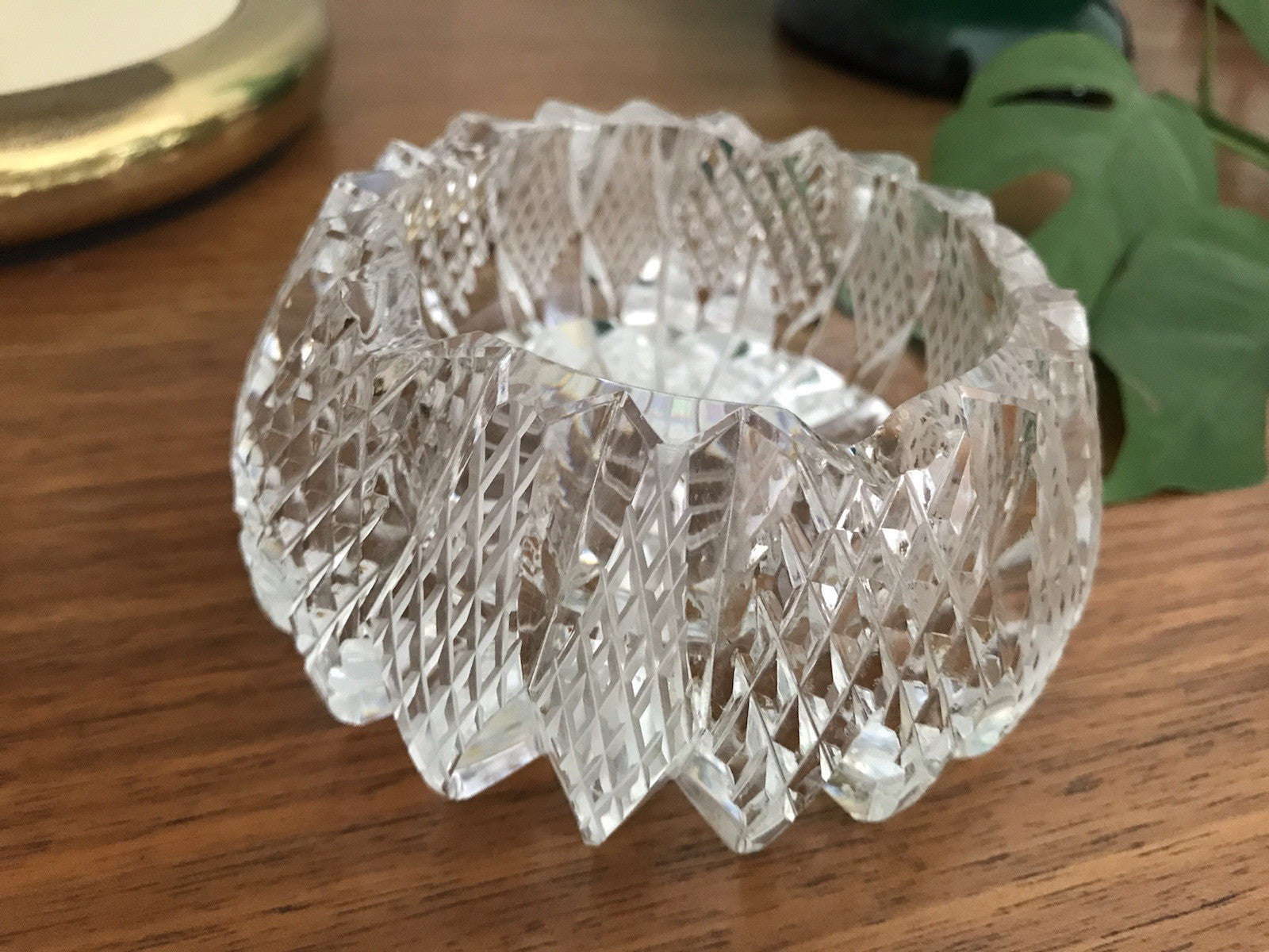Alt antik? Aschenbecher Designer  Ascher Kristallglas EDEL Schliff Schnitt