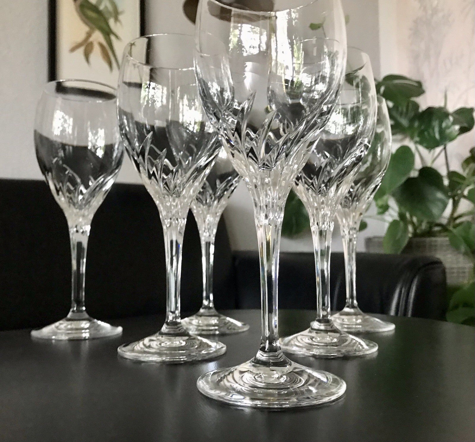 EDEL 6 Weingläser Gläser  Kristallglas Nachtmann Yvonne Bleikristall