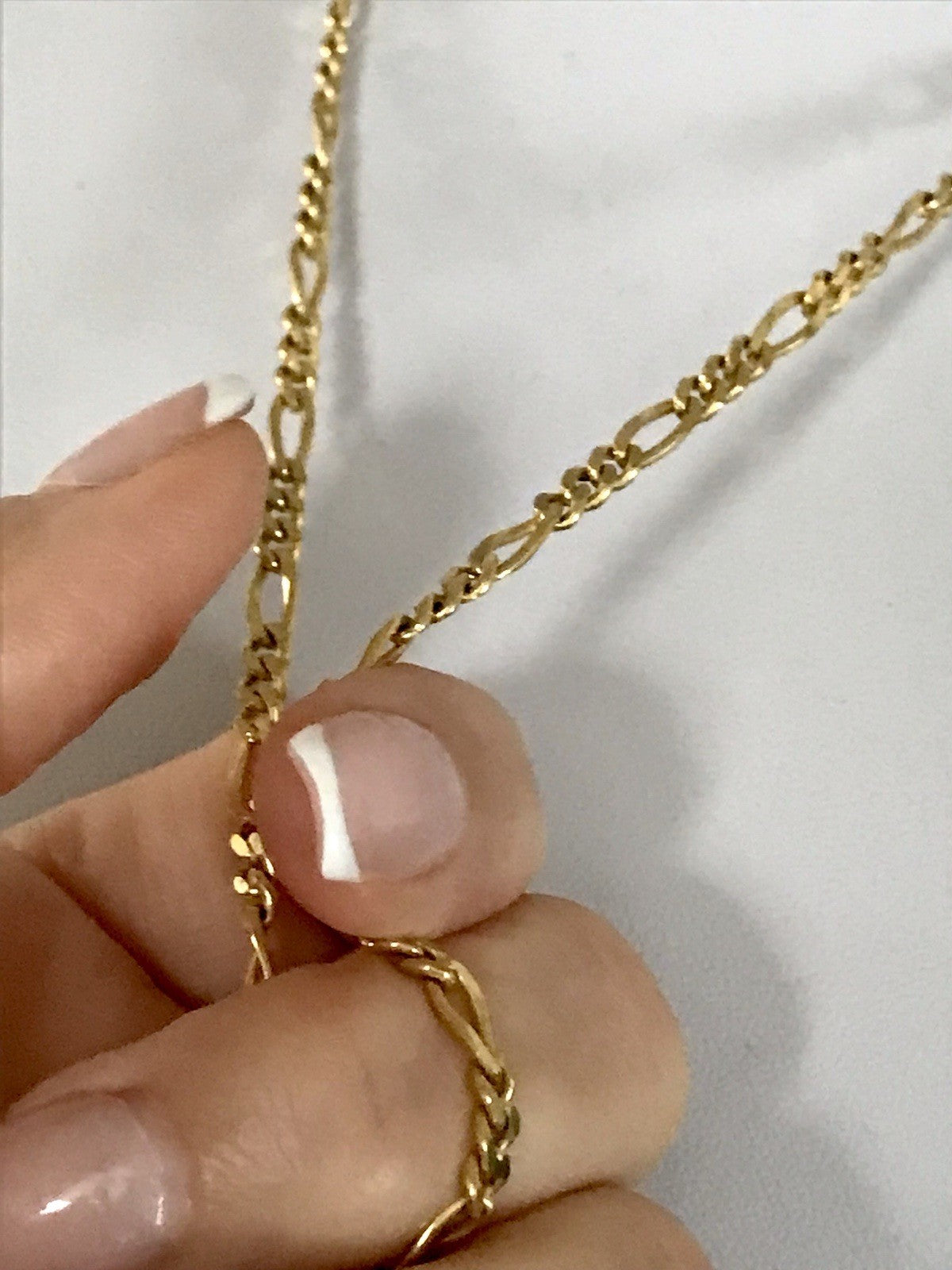 Vintage Halskette Amerik. Doublè gold SCHÖN Unisex