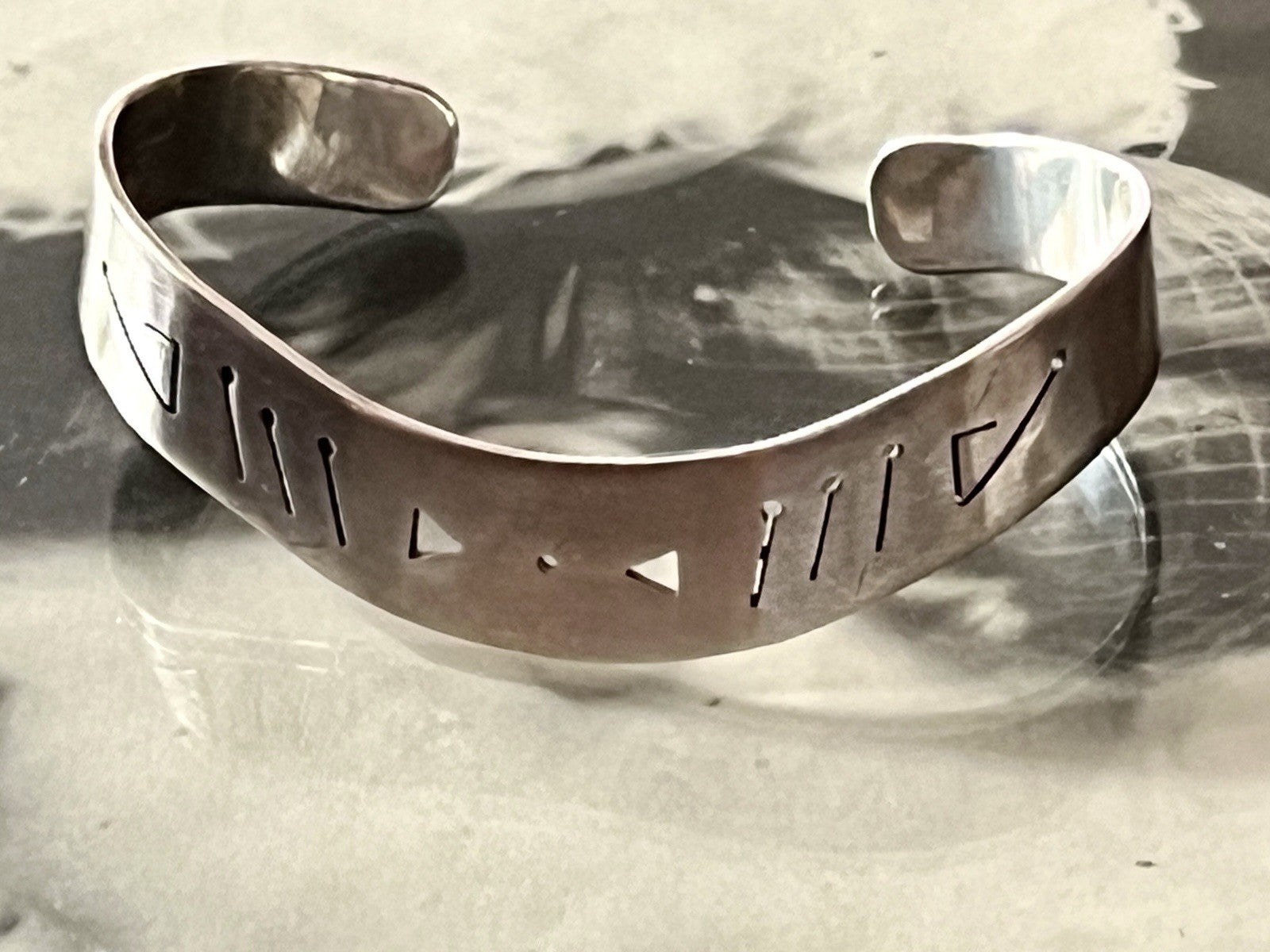 Alt Vintage Armband Armreif Armspange 925 Silber Unisex Damen Herren