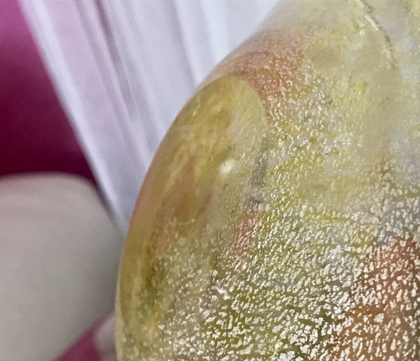 Murano 60er 70er Jahre Aschenbecher Schale Glas gelb So Schön! schillernd