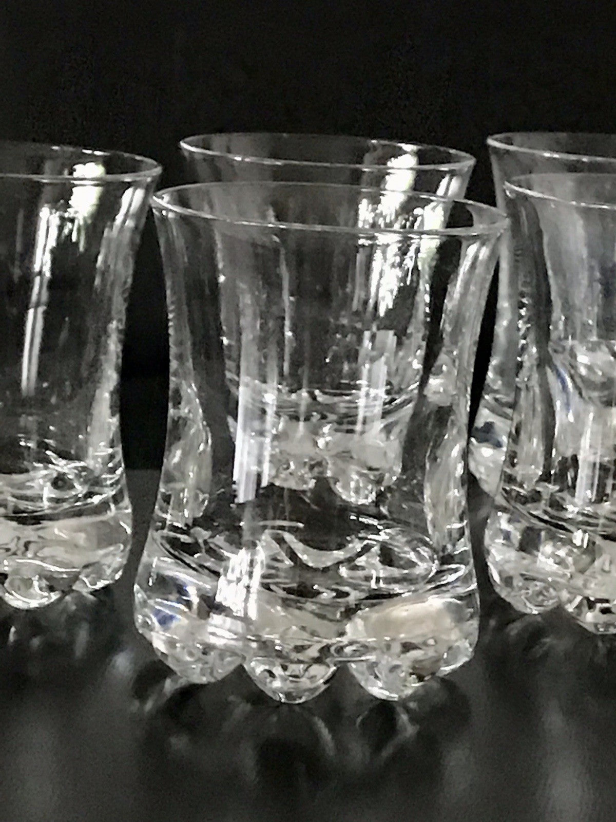 Vintage 6 Luigi Bormioli Light&Music Wasser Whisky? Gläser Kristallglas Glas