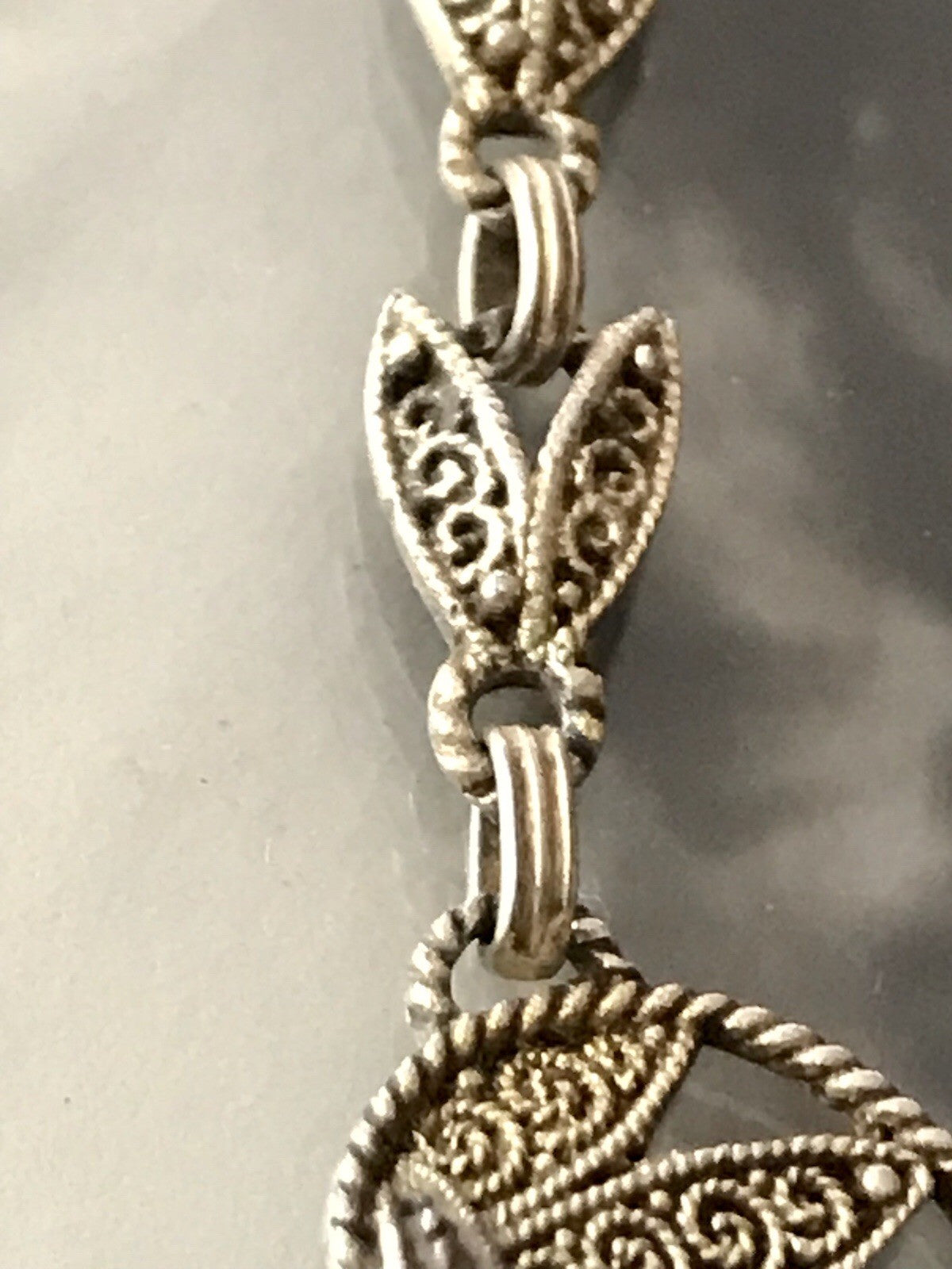 Antik Theodor Fahrner Designer Collier 925 Silber vergoldet Markasite Halskette