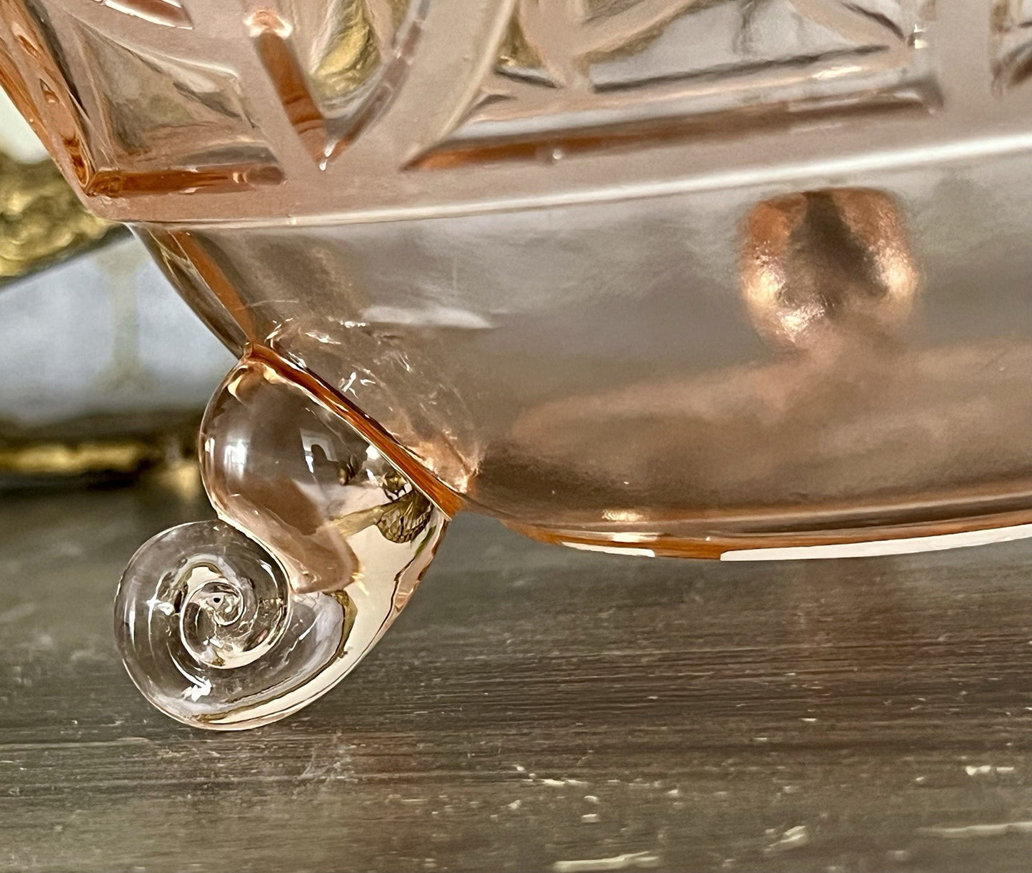 Antik Rosa Schwepnitz Maria Art Déco Schale Pressglas Glasschale So Schön!