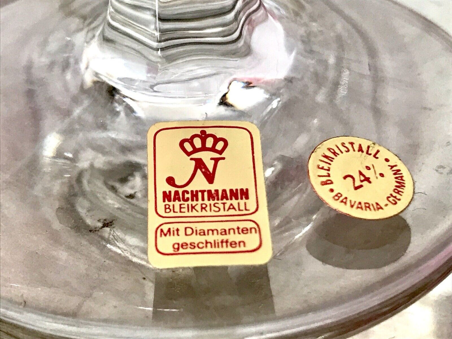 Vintage SEHR EDEL 6 Weingläser Gläser  Kristallglas Nachtmann Alexandra