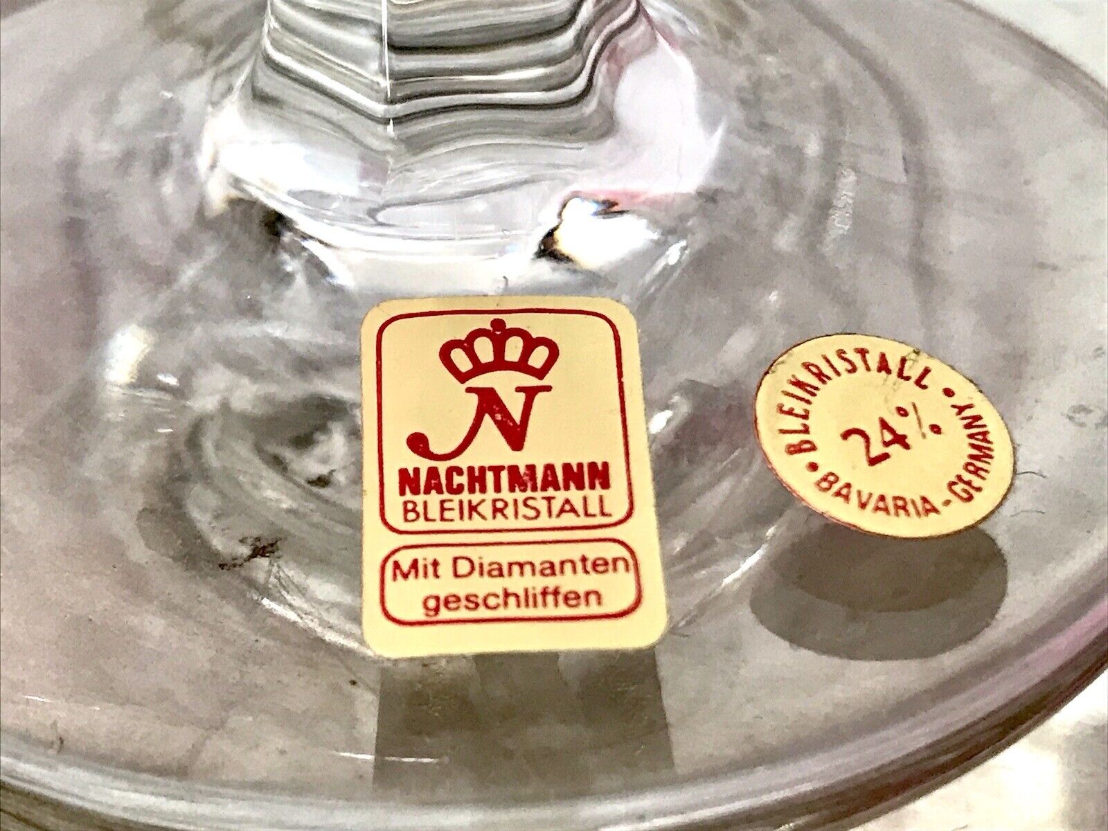 Vintage SEHR EDEL 6 Weingläser Gläser  Kristallglas Nachtmann Alexandra