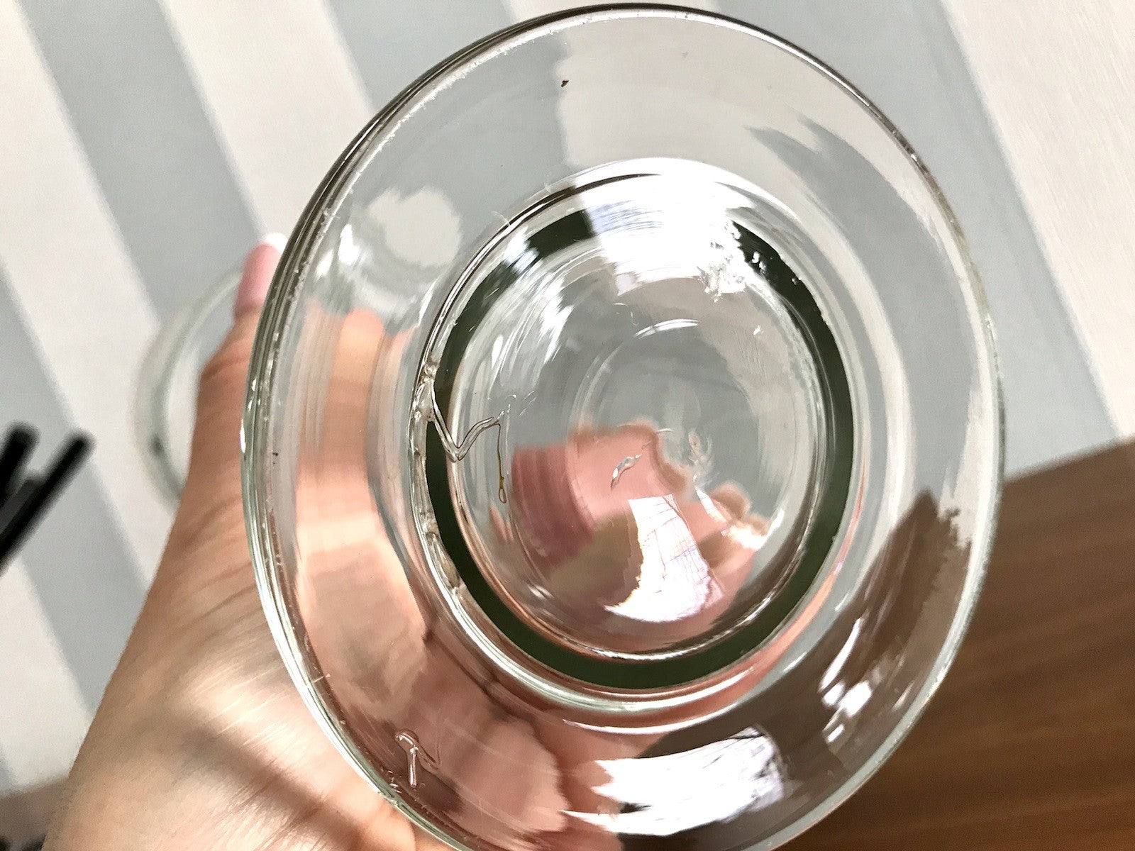 Antik seltene Art Déco Glasdose Deckeldose Dose Gefäß Glas